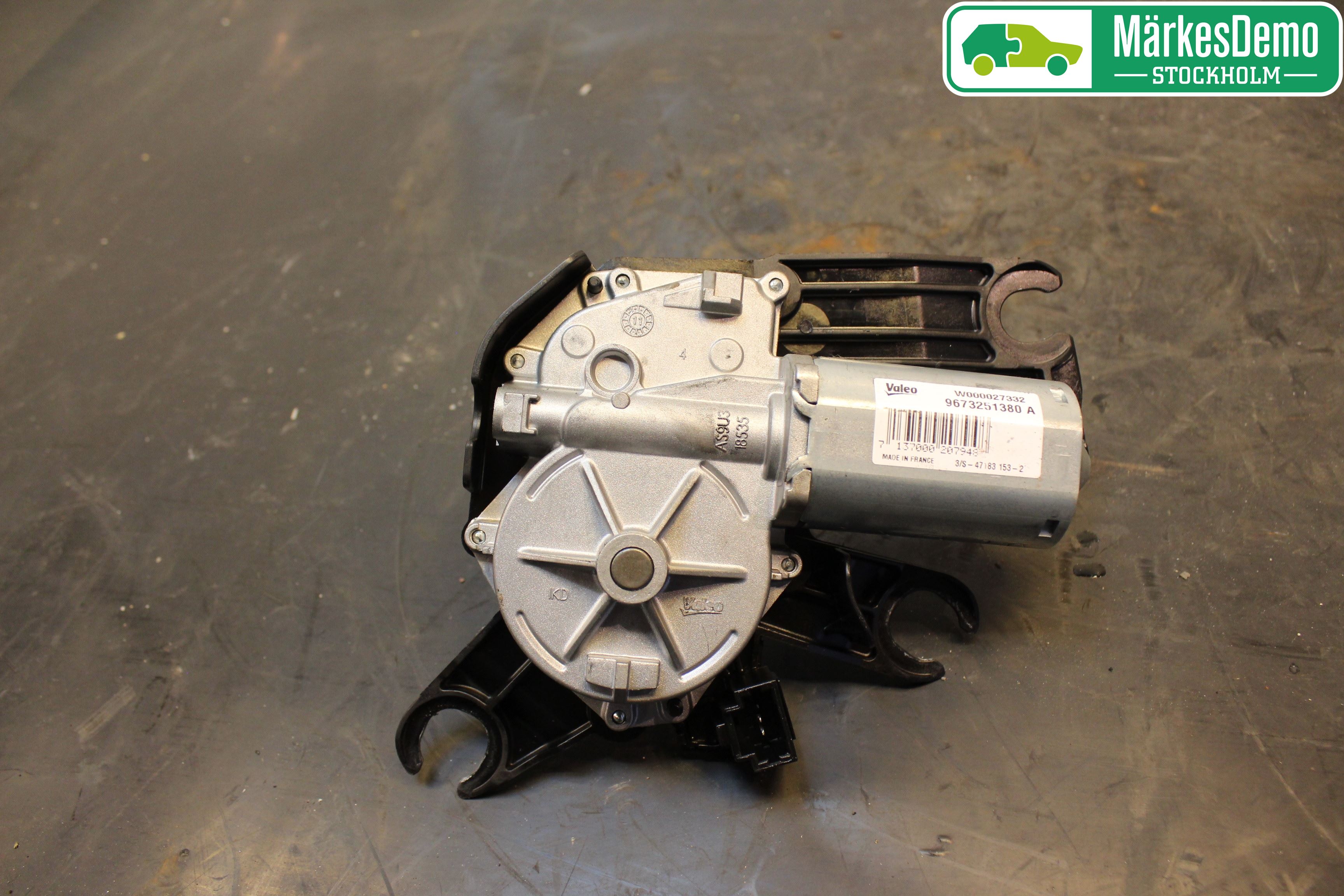 Peugeot 208 12-15 Torkarmotor Baklucka