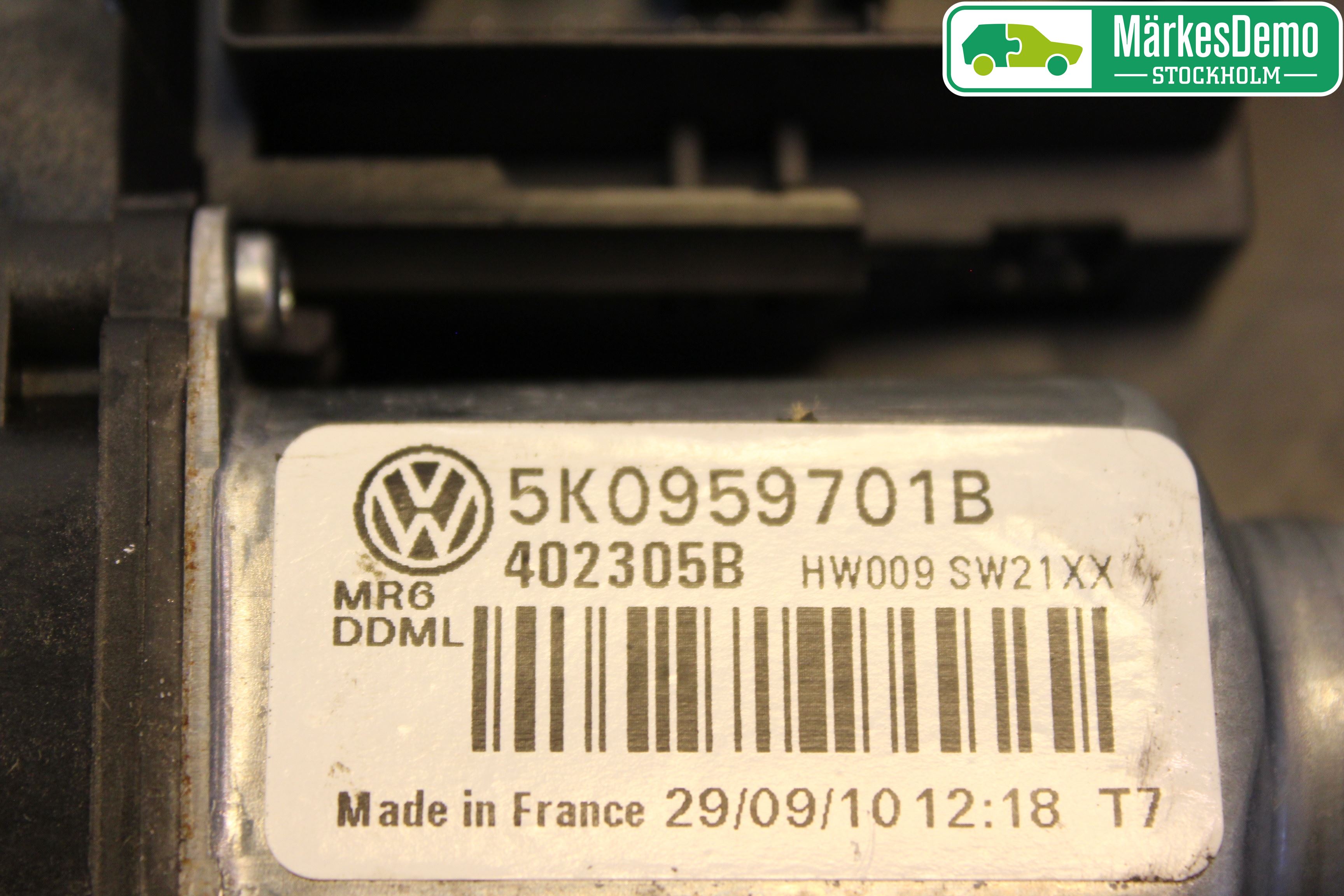 Volkswagen VW GOLF VI 09-13 Fönsterhissmotor