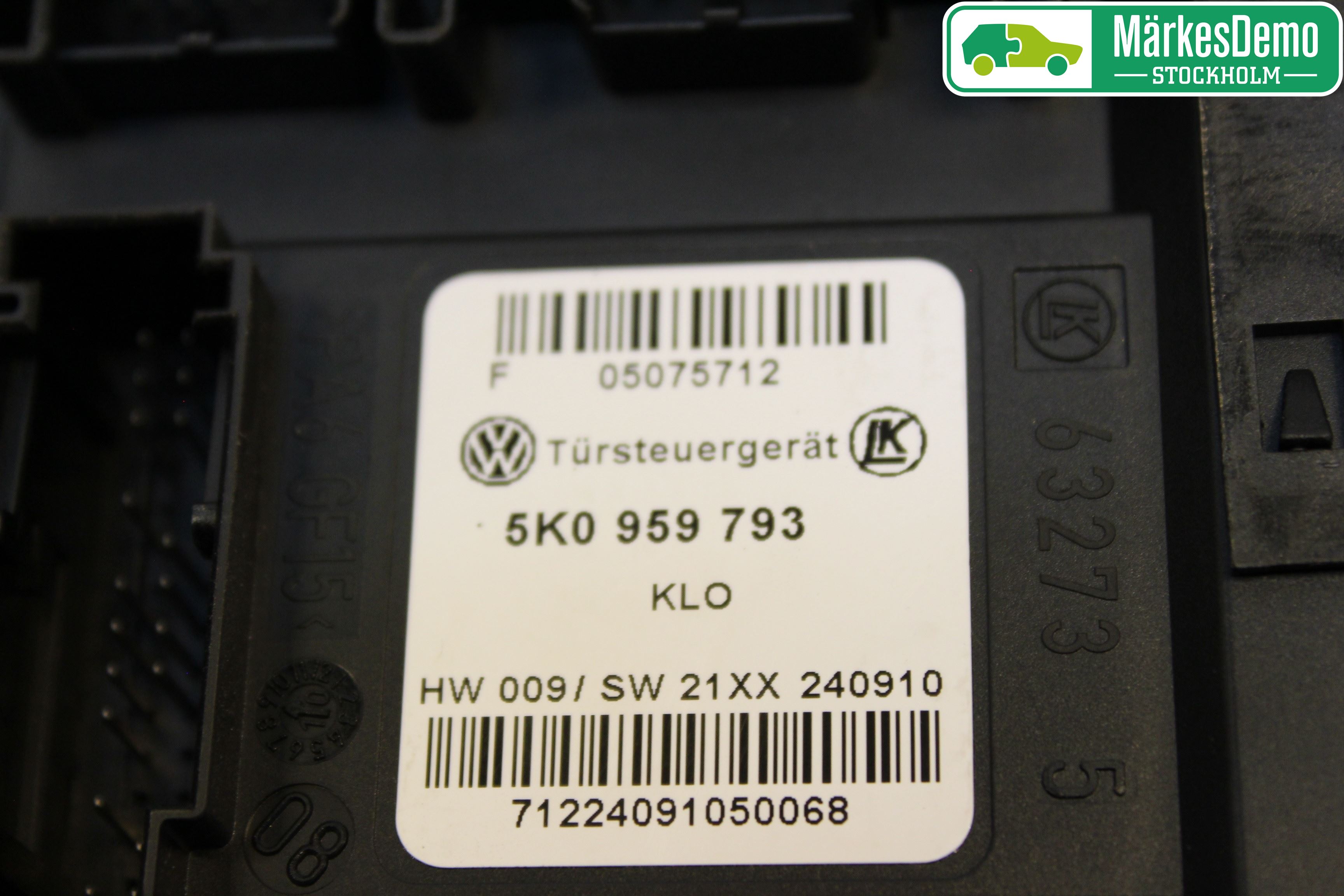 Volkswagen VW GOLF VI 09-13 Fönsterhissmotor