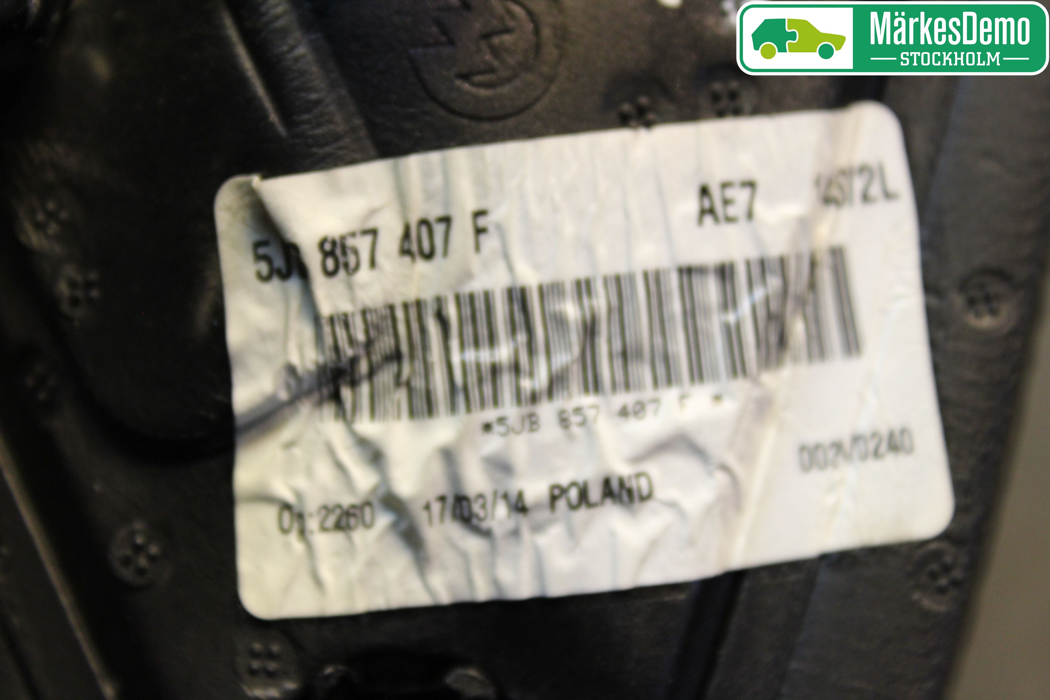 Skoda RAPID Spegel Yttre El Vä