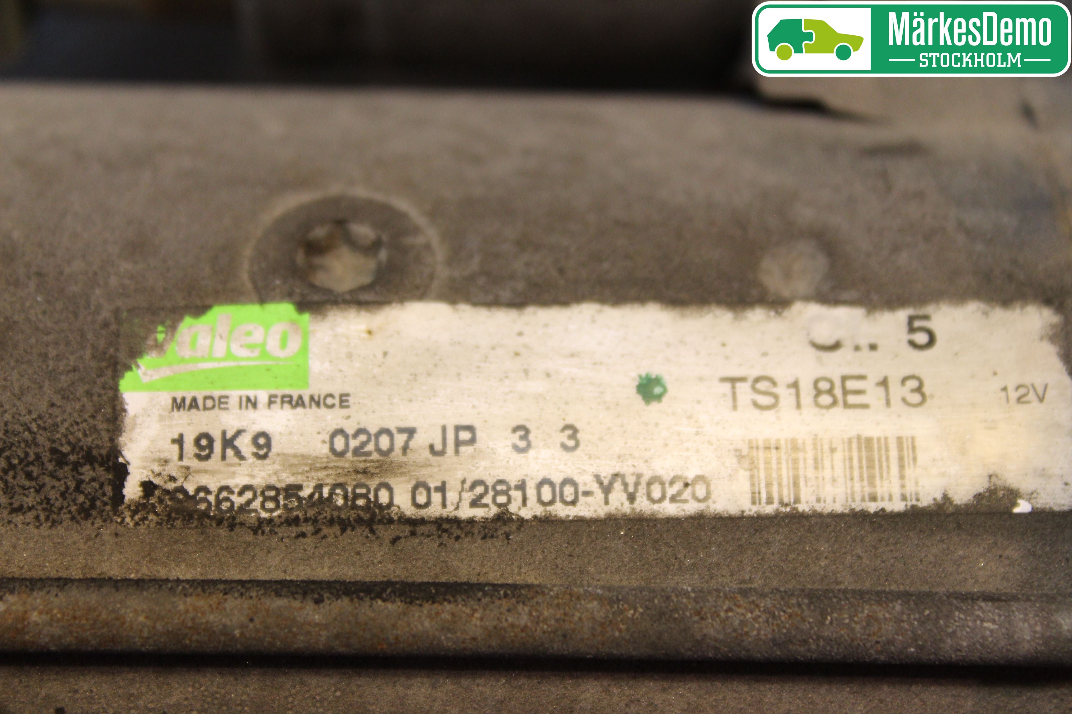Peugeot BIPPER Startmotor Diesel