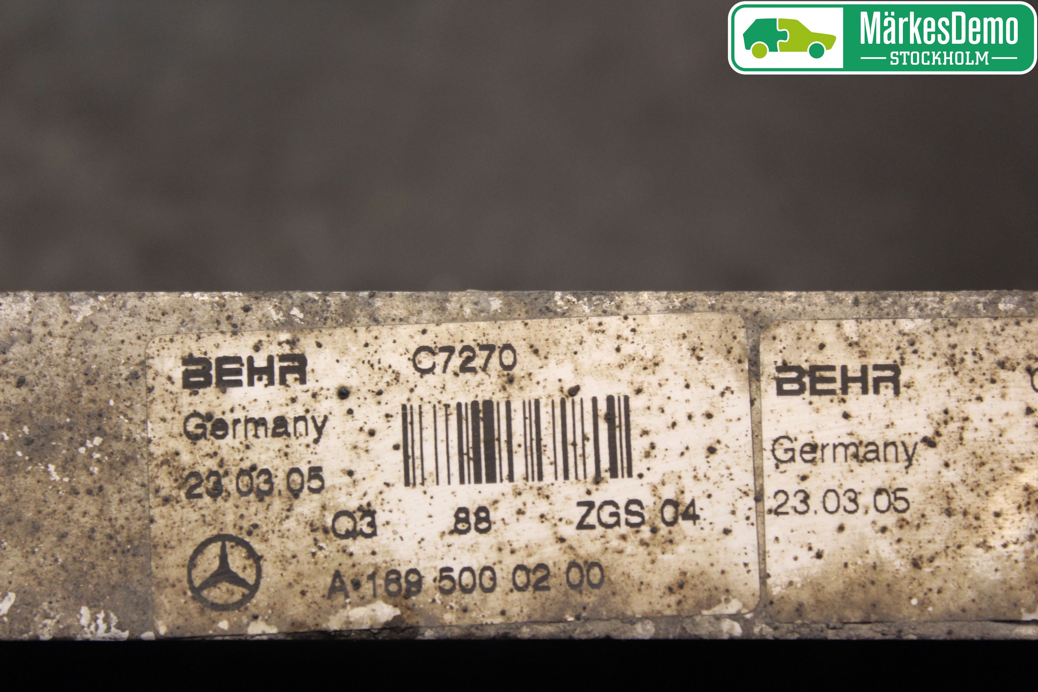 Mercedes-Benz MB B-KLASS (W245) 05-12 Oljekylare Automat