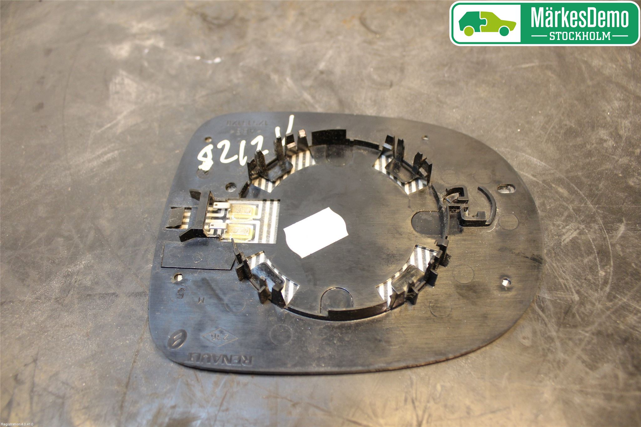 Renault CLIO III  09-12 Spegelglas Vä