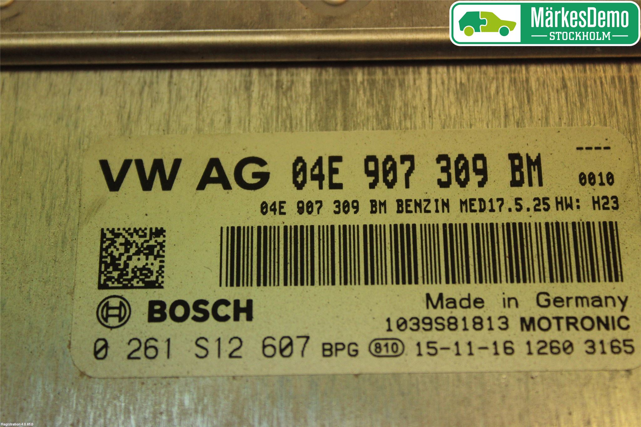 Volkswagen VW CADDY 16-20 Styrenhet Insprut Bensin