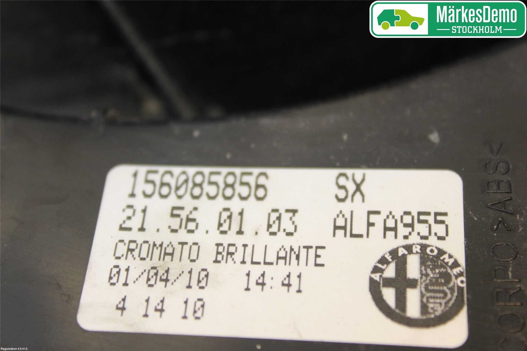 Alfa Mi.To 09-17 Bakljus Vänster