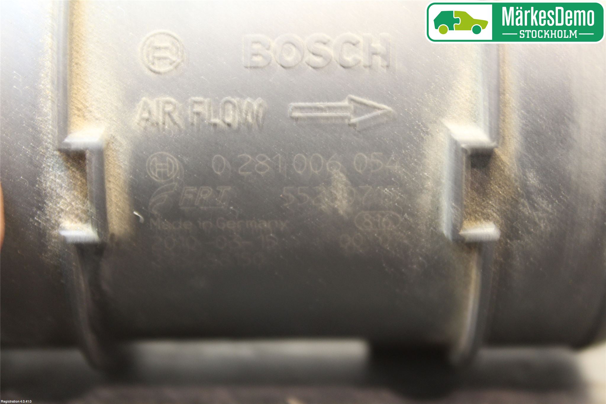 Alfa Mi.To 09-17 Injluftmassamätare