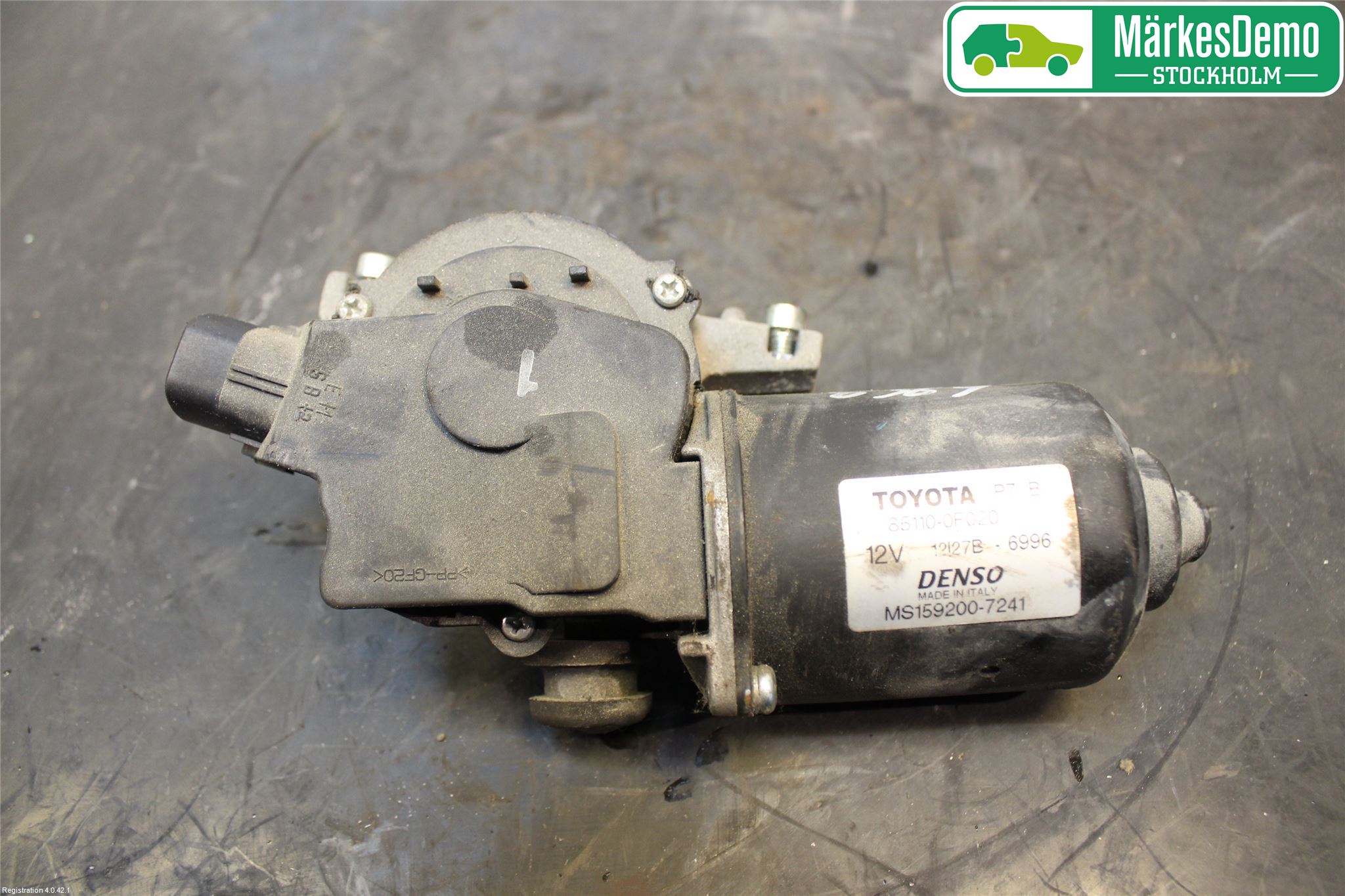 Toyota COROLLA VERSO 08-09 Torkarmotor Vindruta