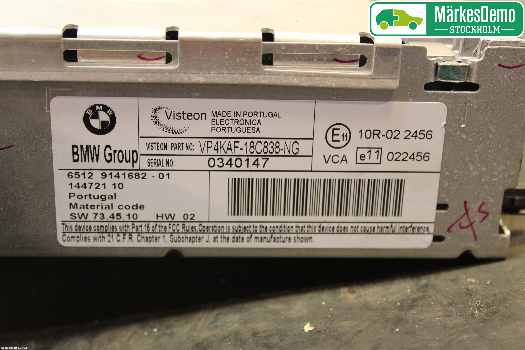 BMW 1 E87/81 5D/3D 03-11 Cd Radio - Multimediapanel