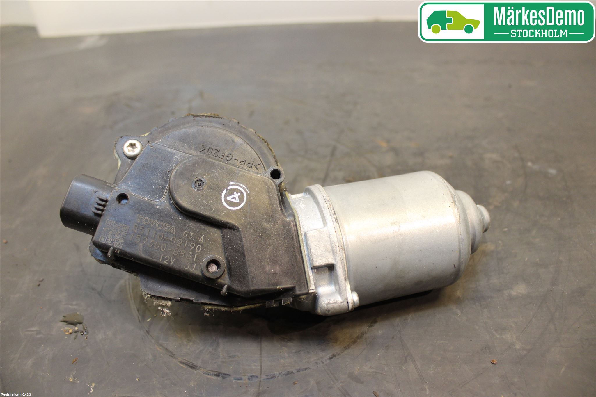 Toyota AURIS 07-09 Torkarmotor Vindruta