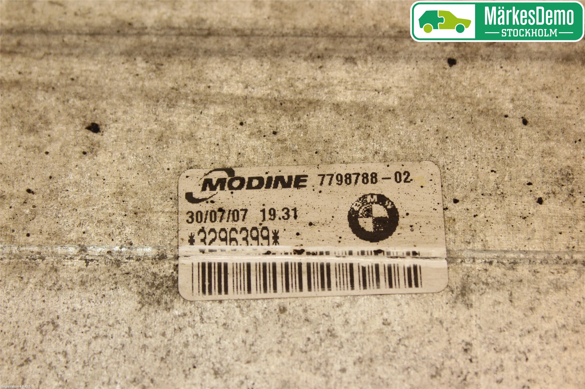 BMW 1 E87/81 5D/3D 03-11 Laddluft-Intercooler Kyl