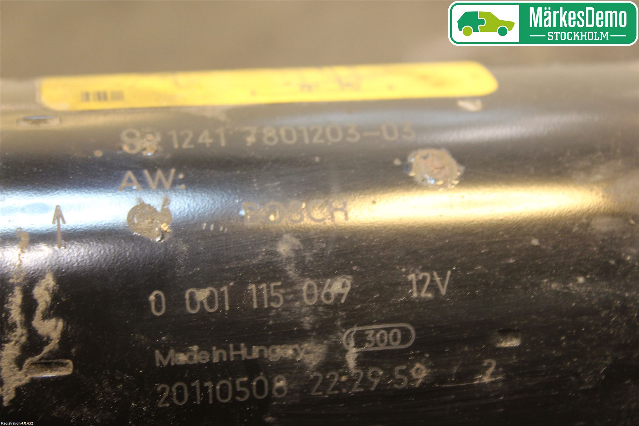 BMW 3 E90/91 SED/TOU 05-12 Startmotor Diesel