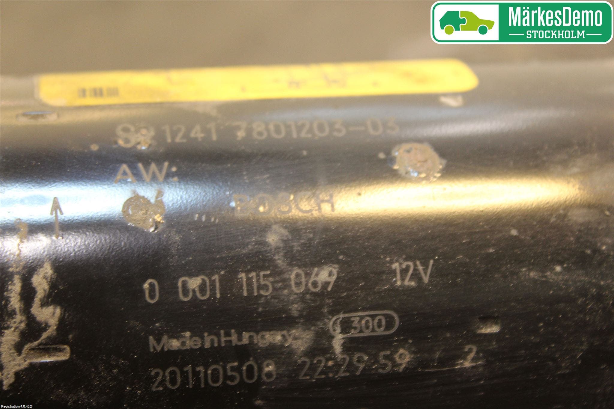 BMW 3 E90/91 SED/TOU 05-12 Startmotor Diesel