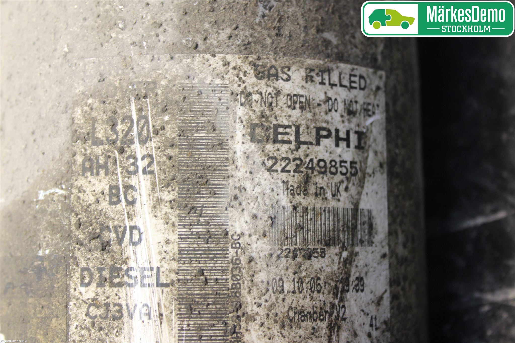 Landrover RANGE ROVER SPORT (L320) 10-13 Nivå-Luftfjädring Bälg