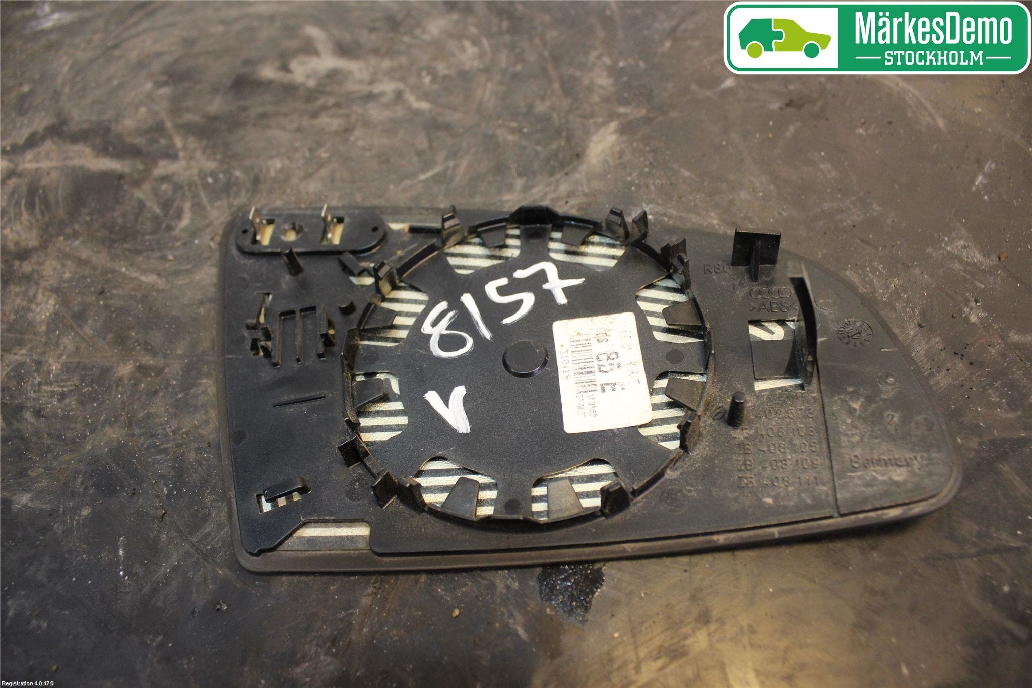 Audi A3/S3 05-13 Spegelglas Hö