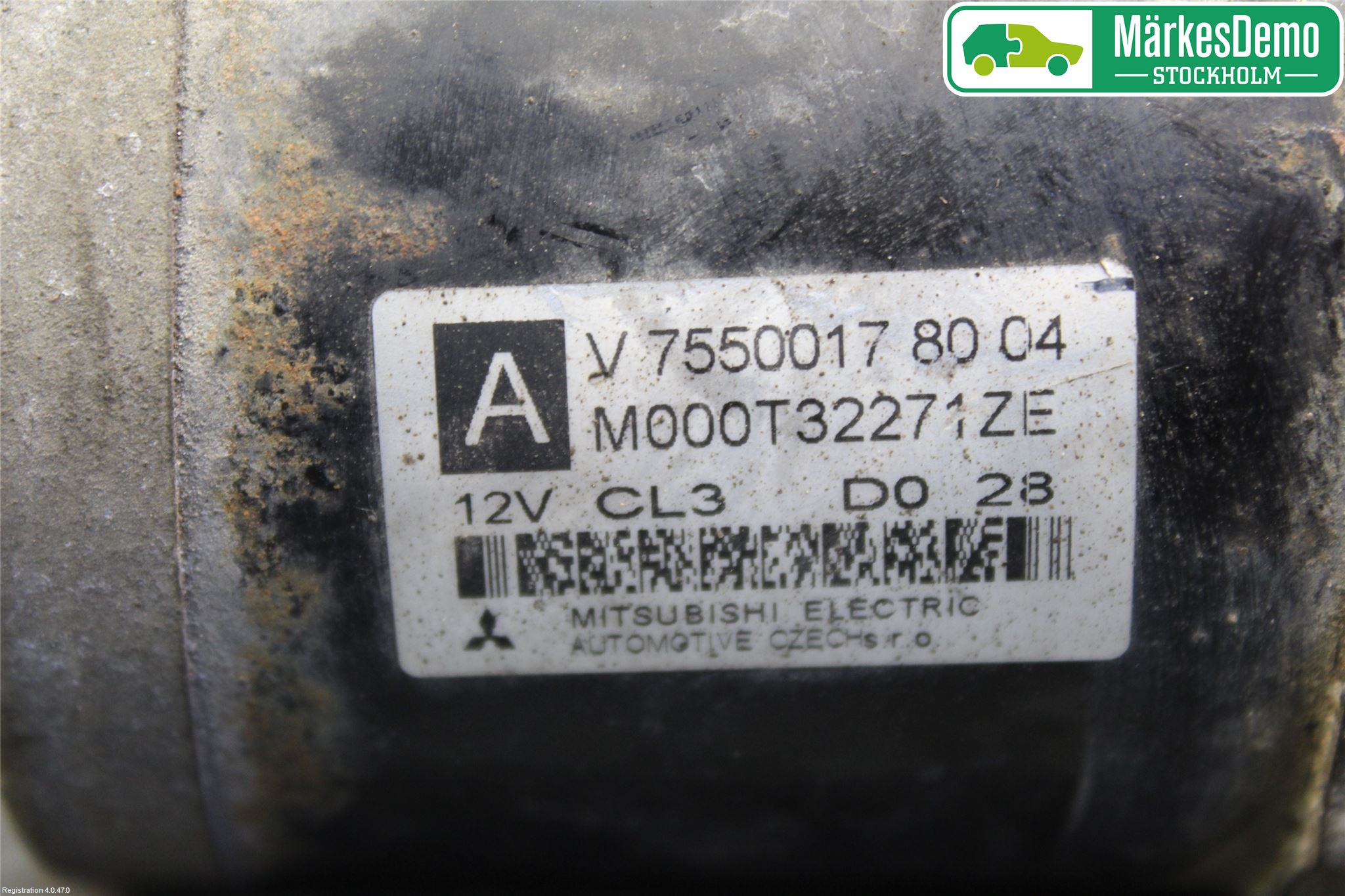 Citroen C3 10-17 Startmotor