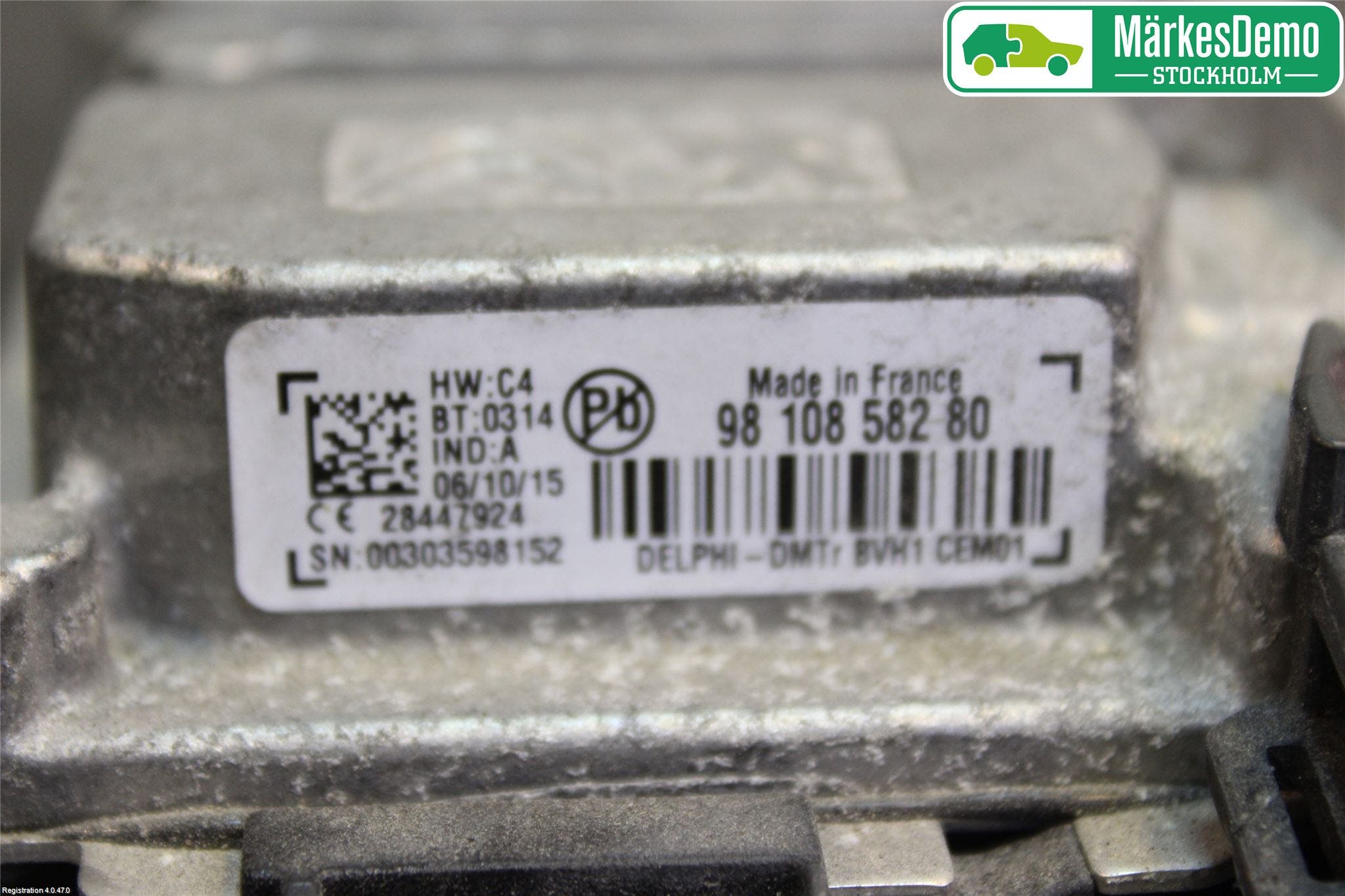 Peugeot 208 12-15 Styrenhet Övrigt