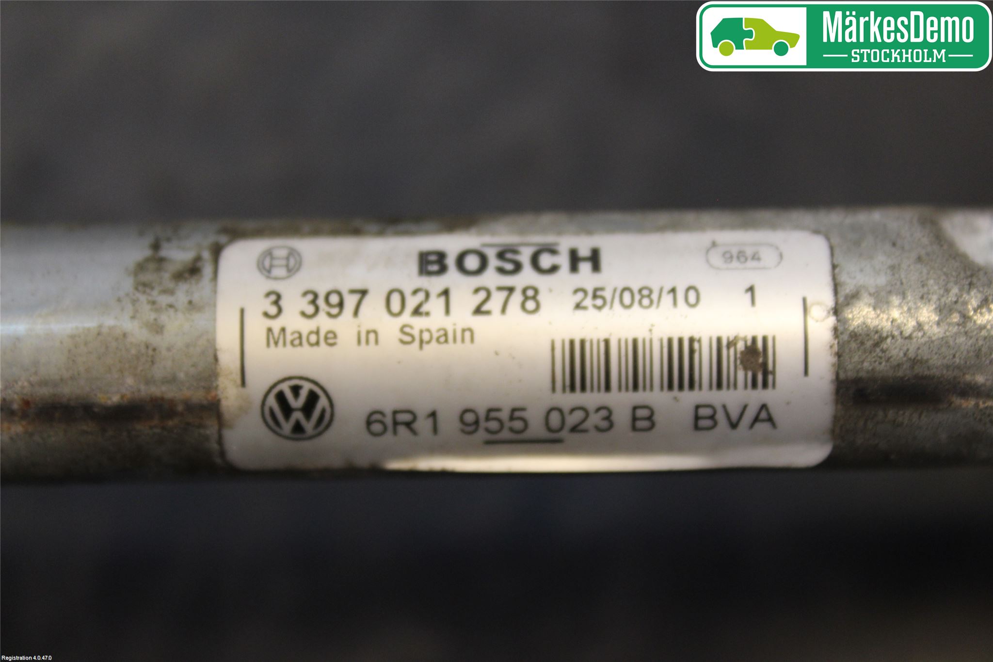 Volkswagen VW POLO 10-17 Torkarmekanism Vindruta