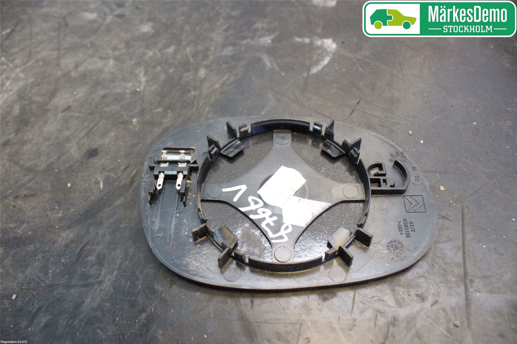 Citroen C3 -04 Spegelglas Vä