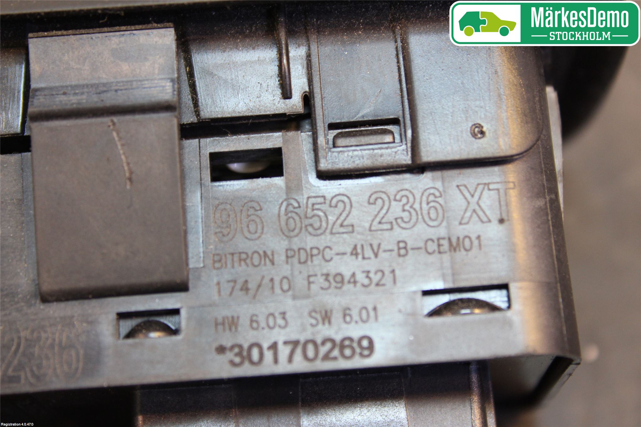 Citroen C3 10-17 Strömställare Elhiss