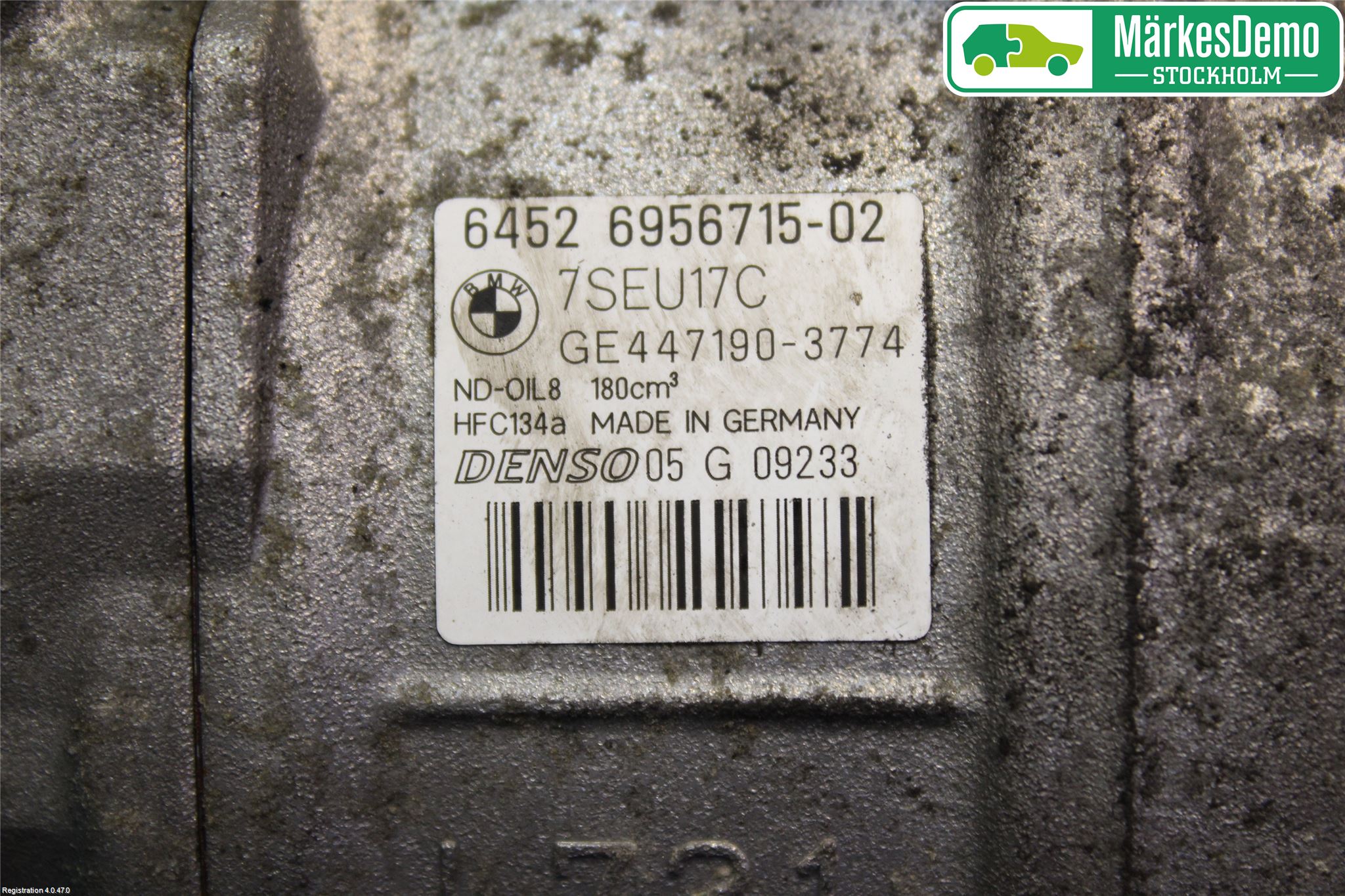 BMW 5 E60/61 Sed/Tou 02-10 Ac Kompressor