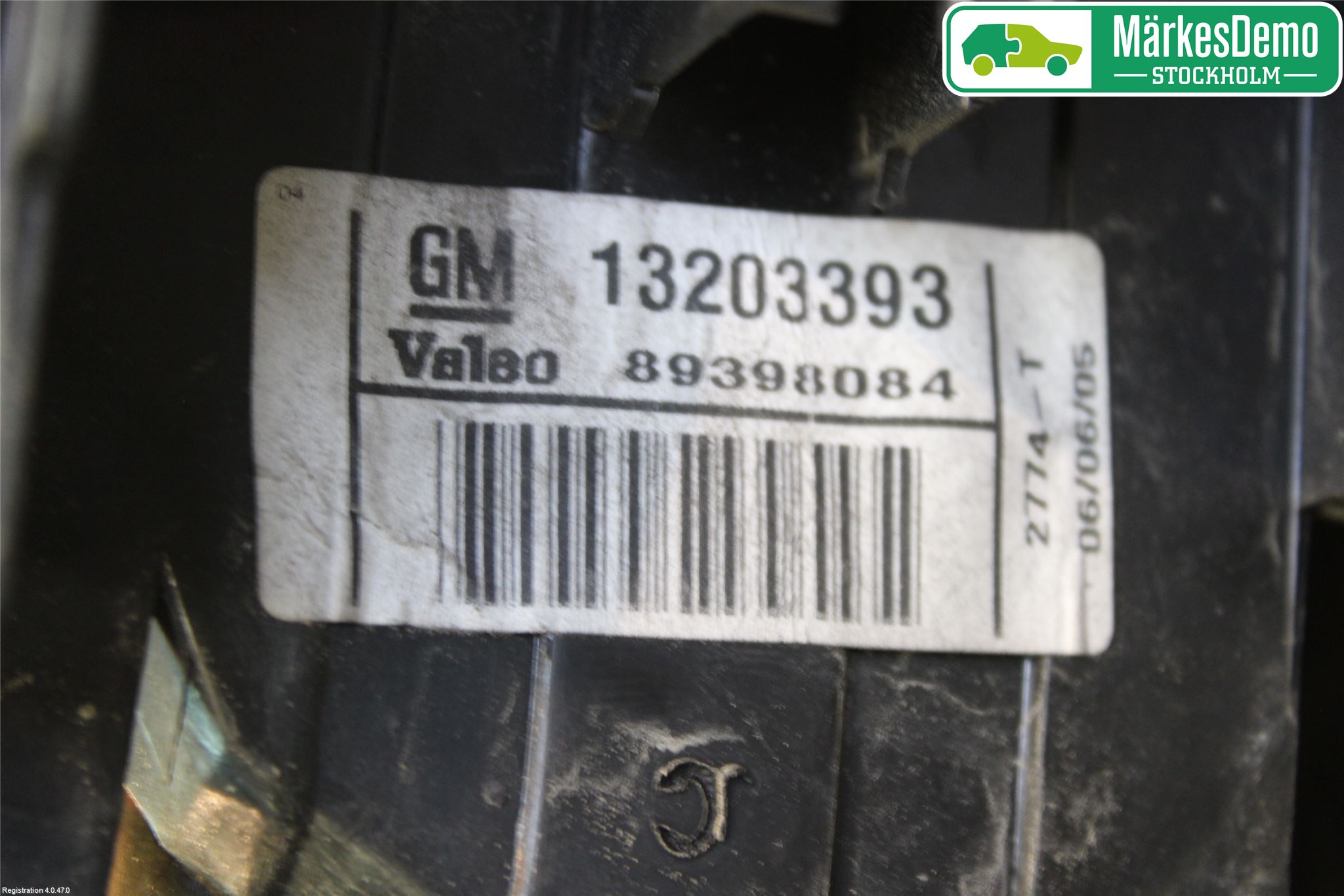 Opel MERIVA A   03-10 Bakljus Vänster