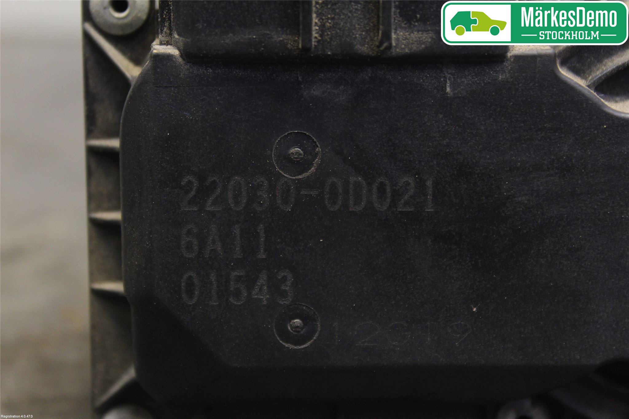 Toyota COROLLA 02-07 Injspjällhus