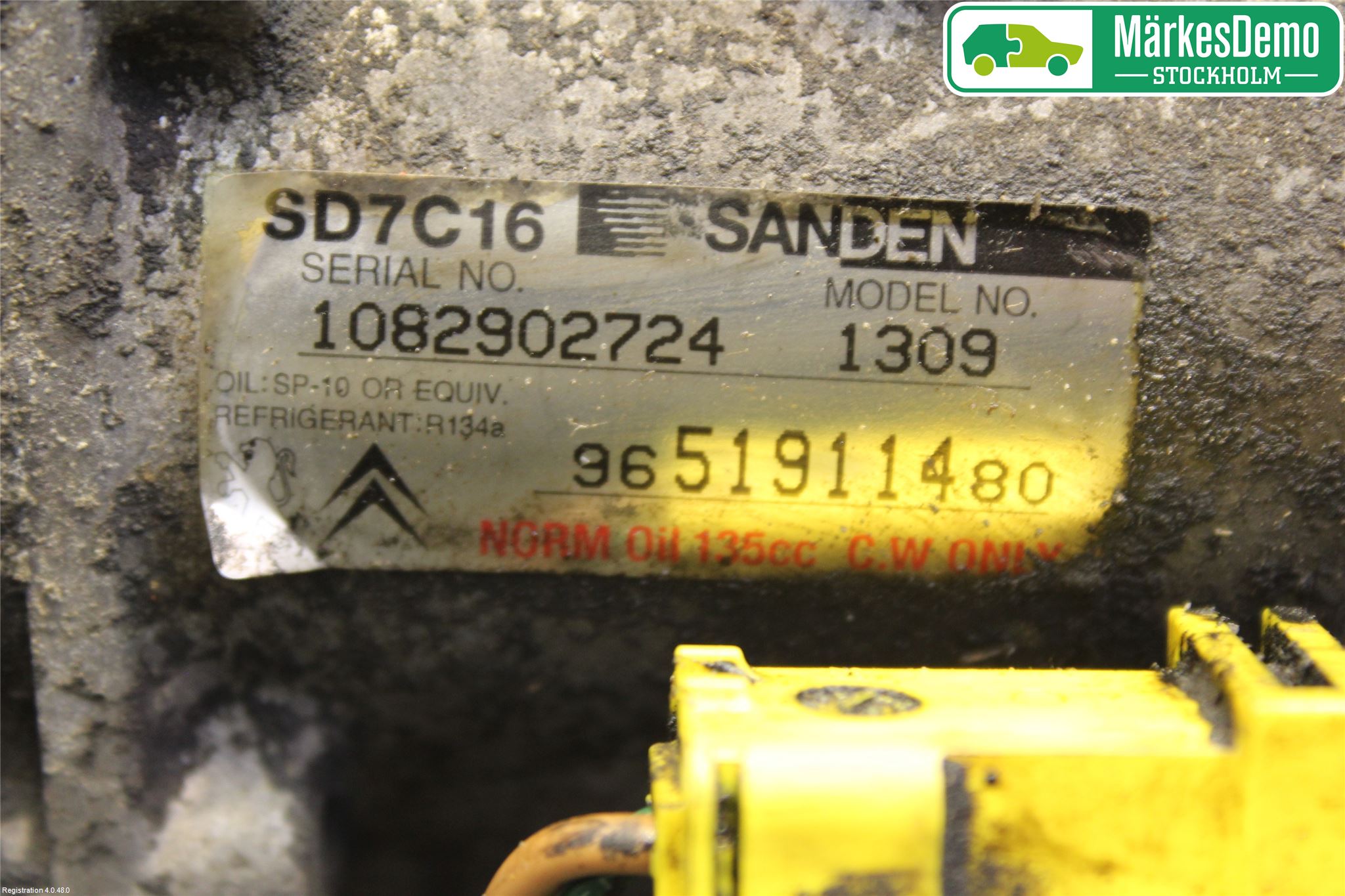 Citroen C4 PICASSO 06-13 Ac Kompressor