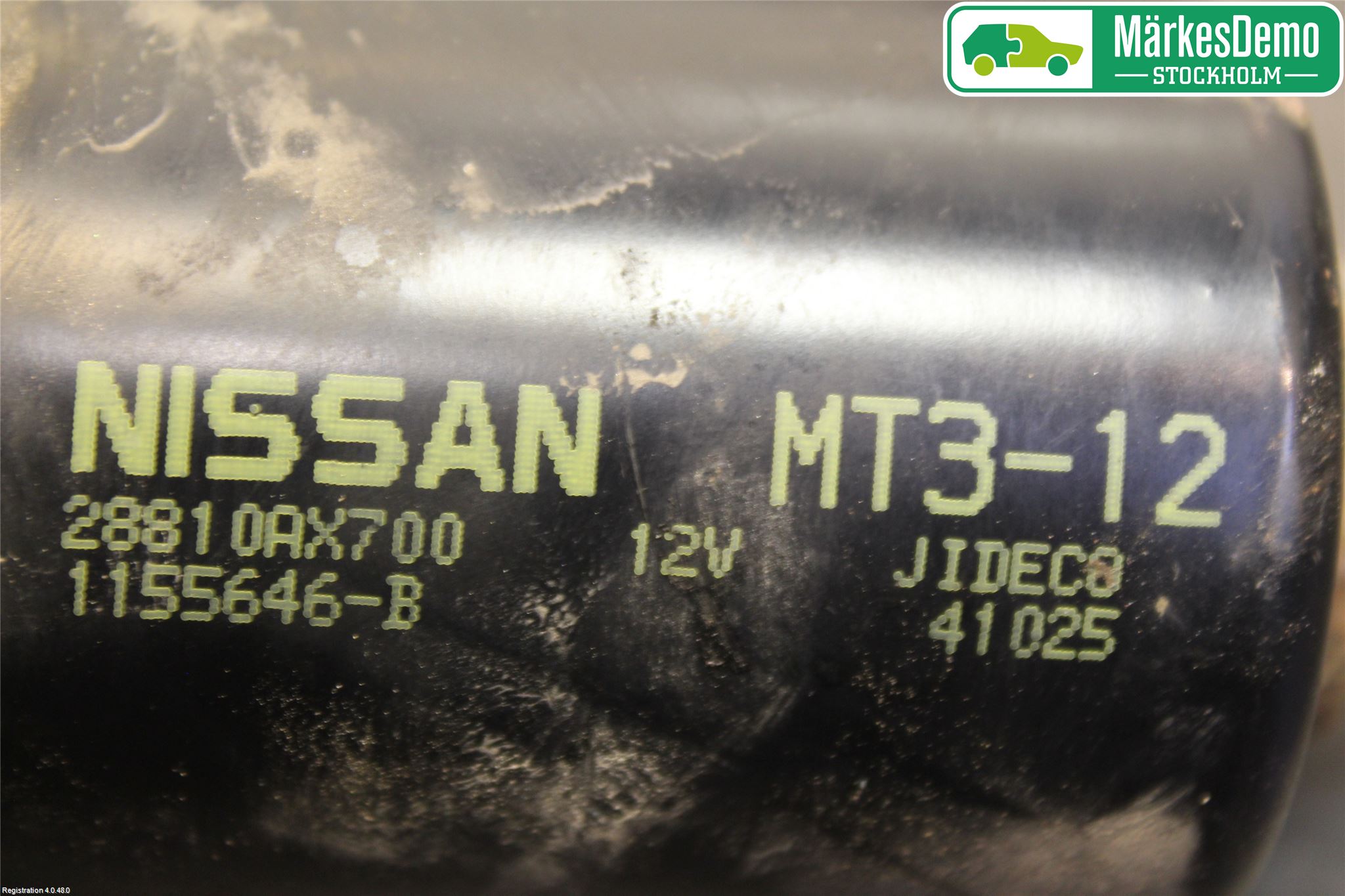 Nissan MICRA 03-07 Torkarmotor Vindruta