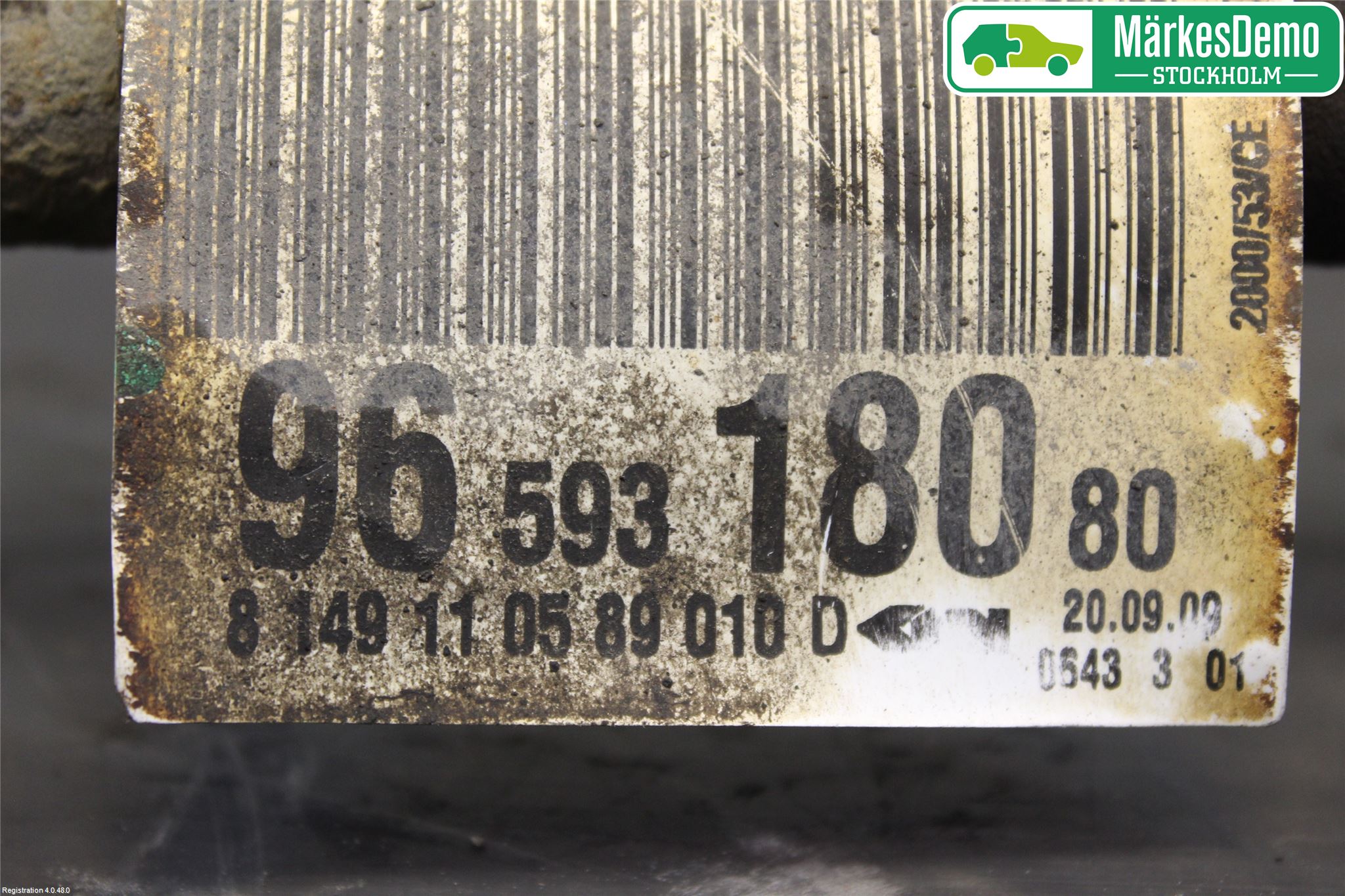 Peugeot 207 Drivaxel Fram Vänster