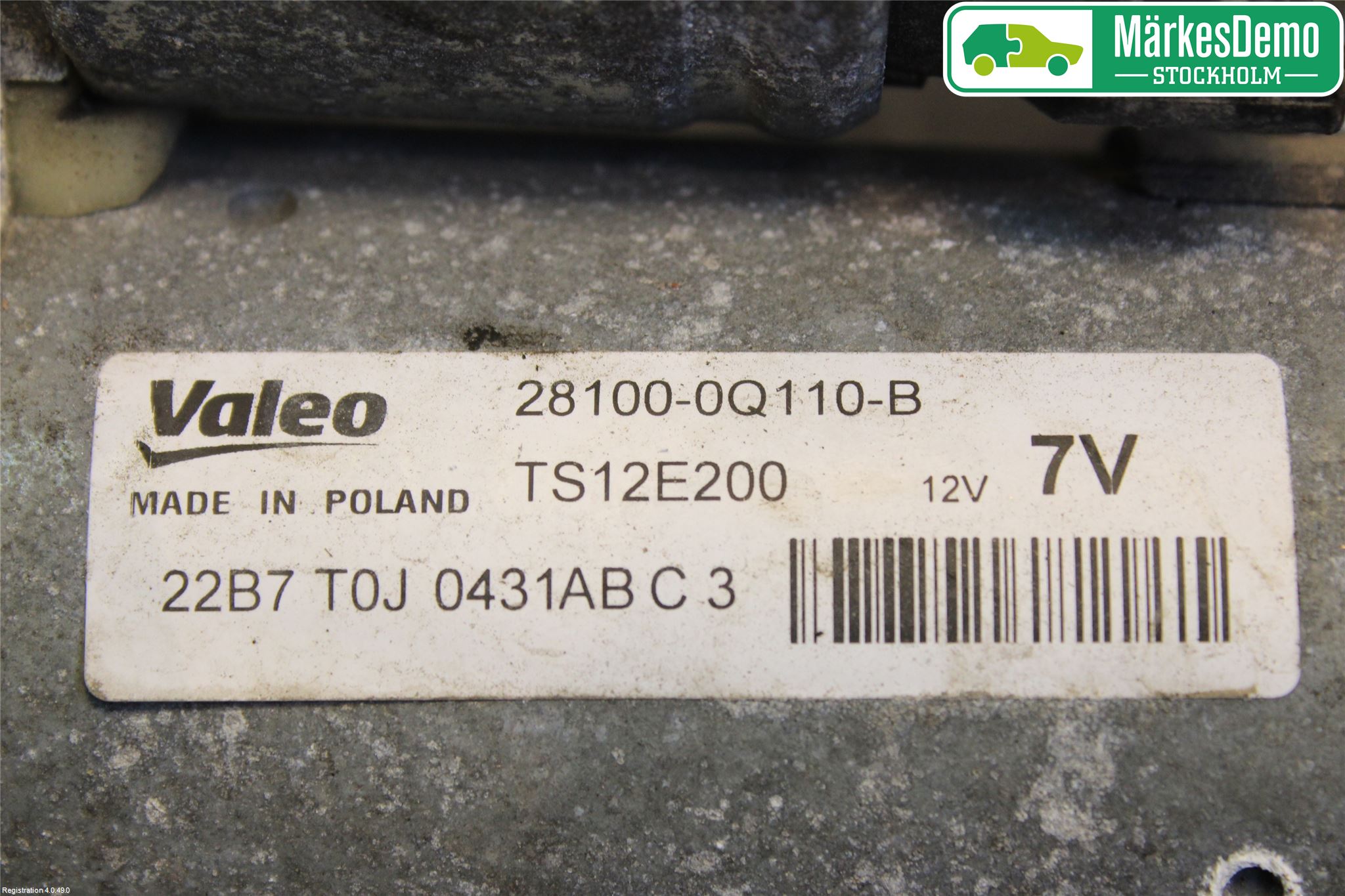 Toyota AYGO 15-21 Startmotor