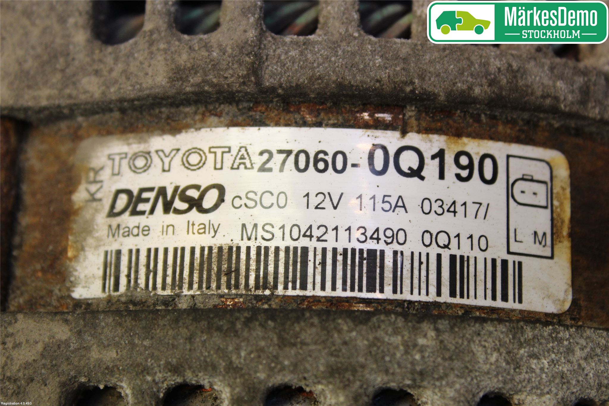 Toyota AYGO 15-21 Generator