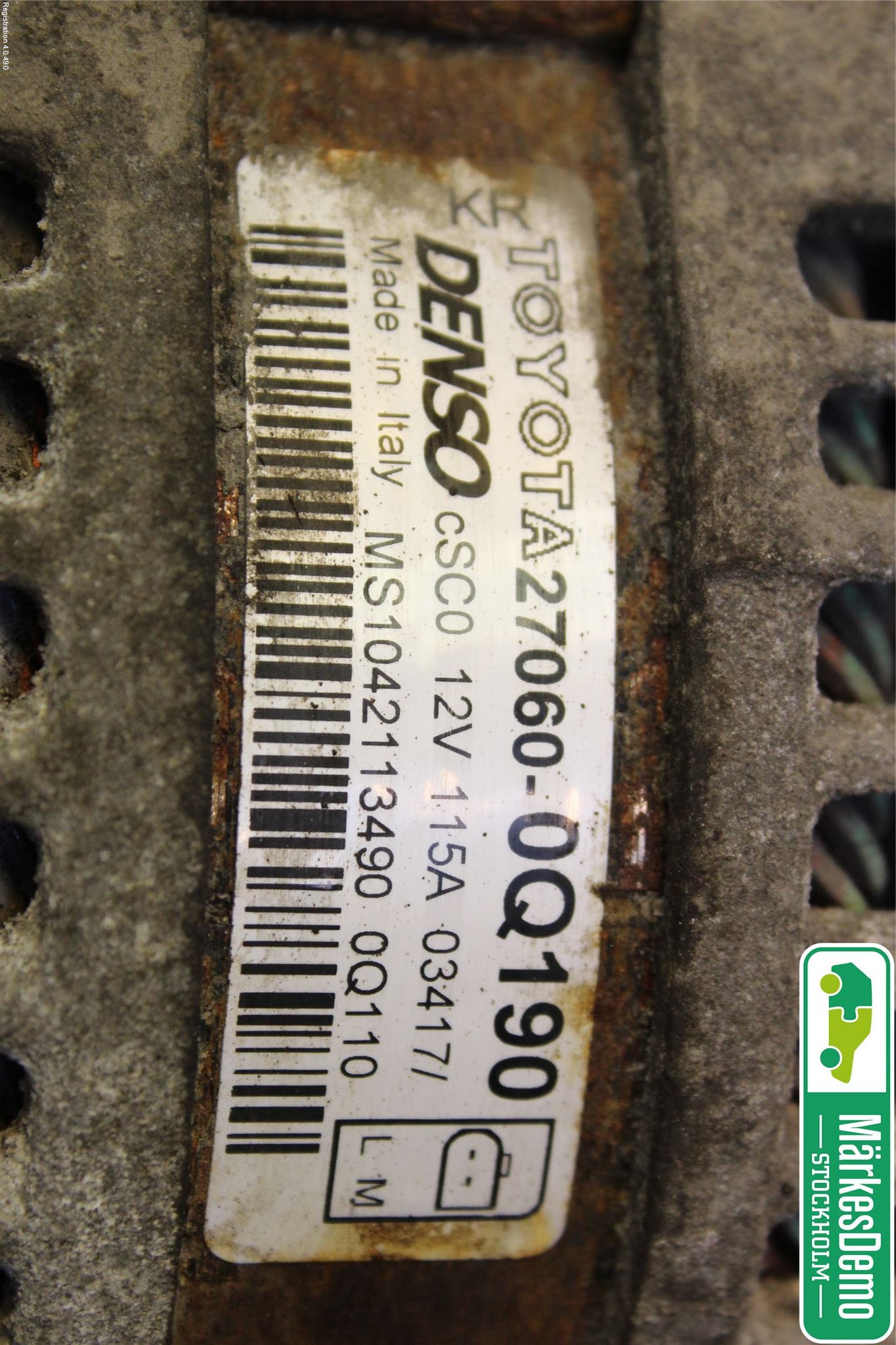 Toyota AYGO 15-21 Generator