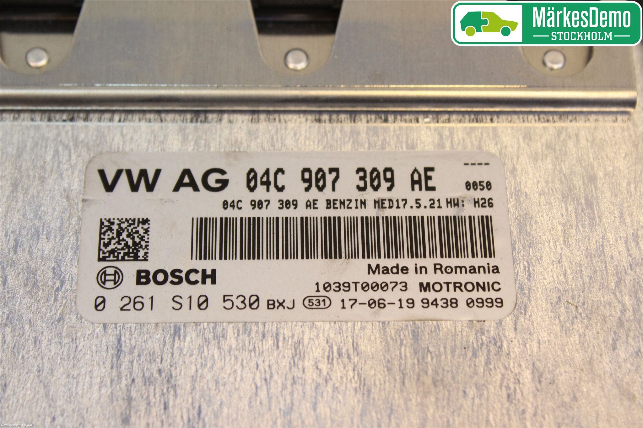 Volkswagen VW GOLF / E-GOLF VII 13-20 Styrenhet Insprut Bensin