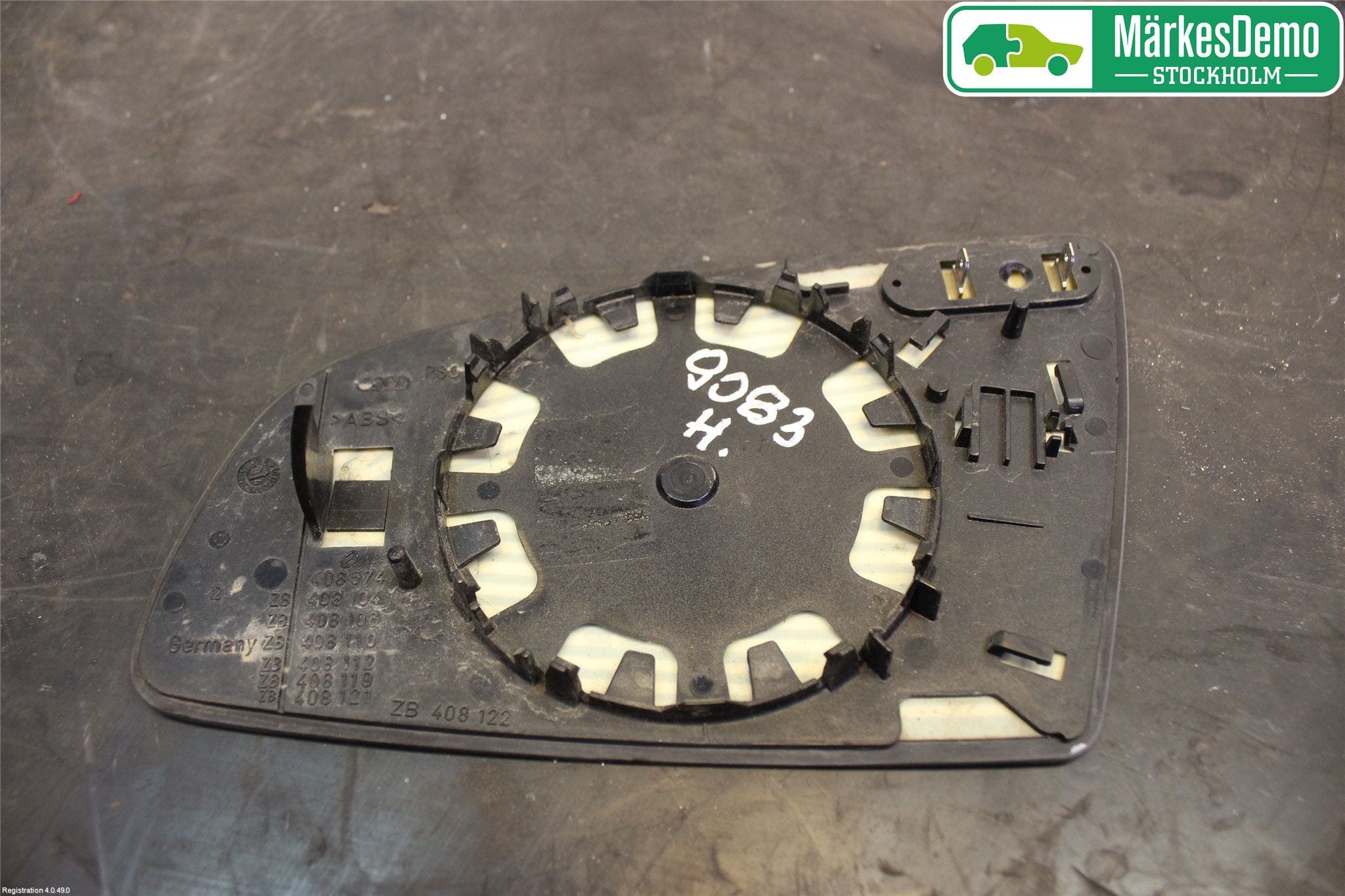 Audi A3/S3 05-13 Spegelglas Hö