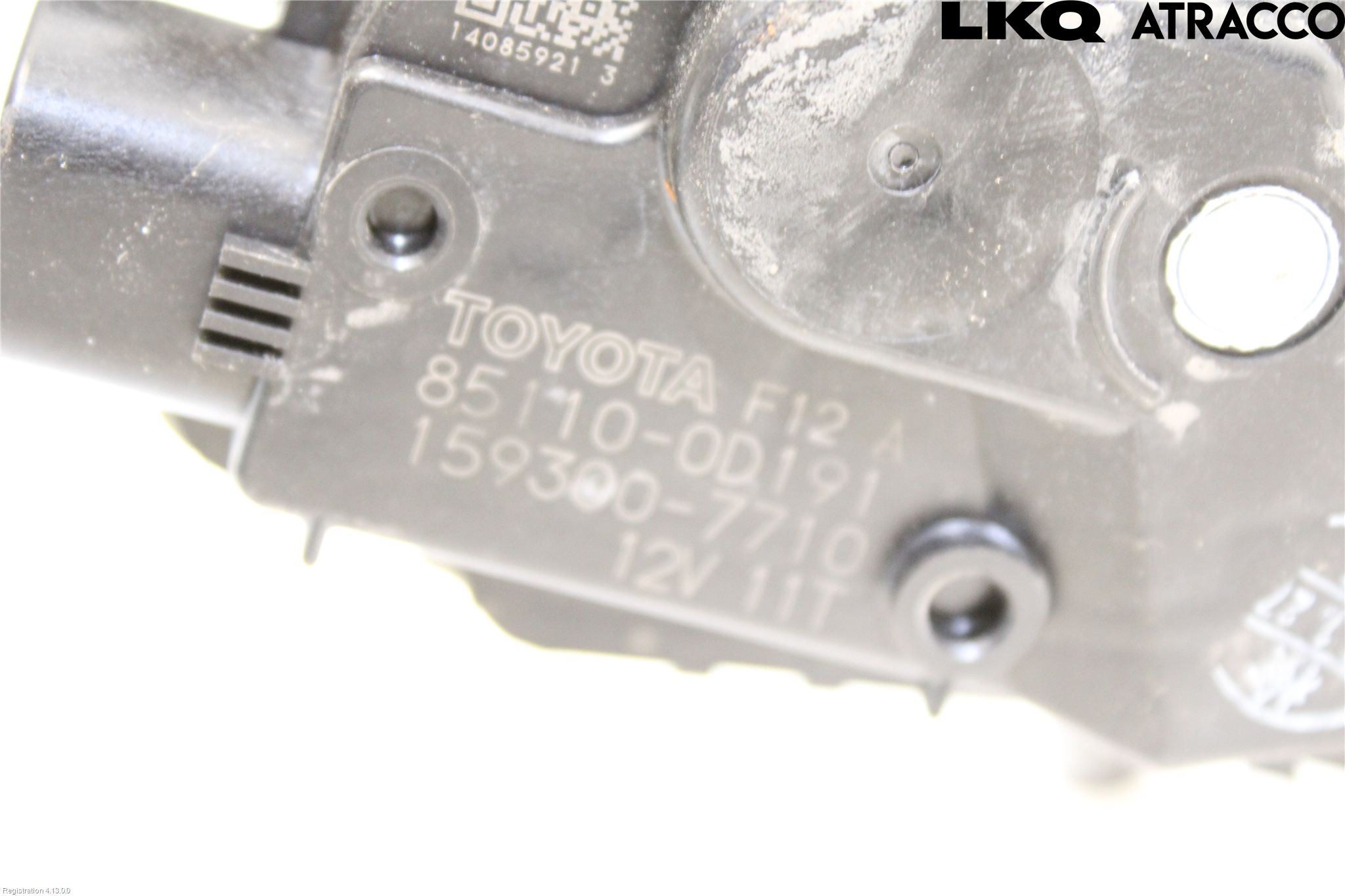 Toyota YARIS XP130 15-20 Torkarmotor Vindruta