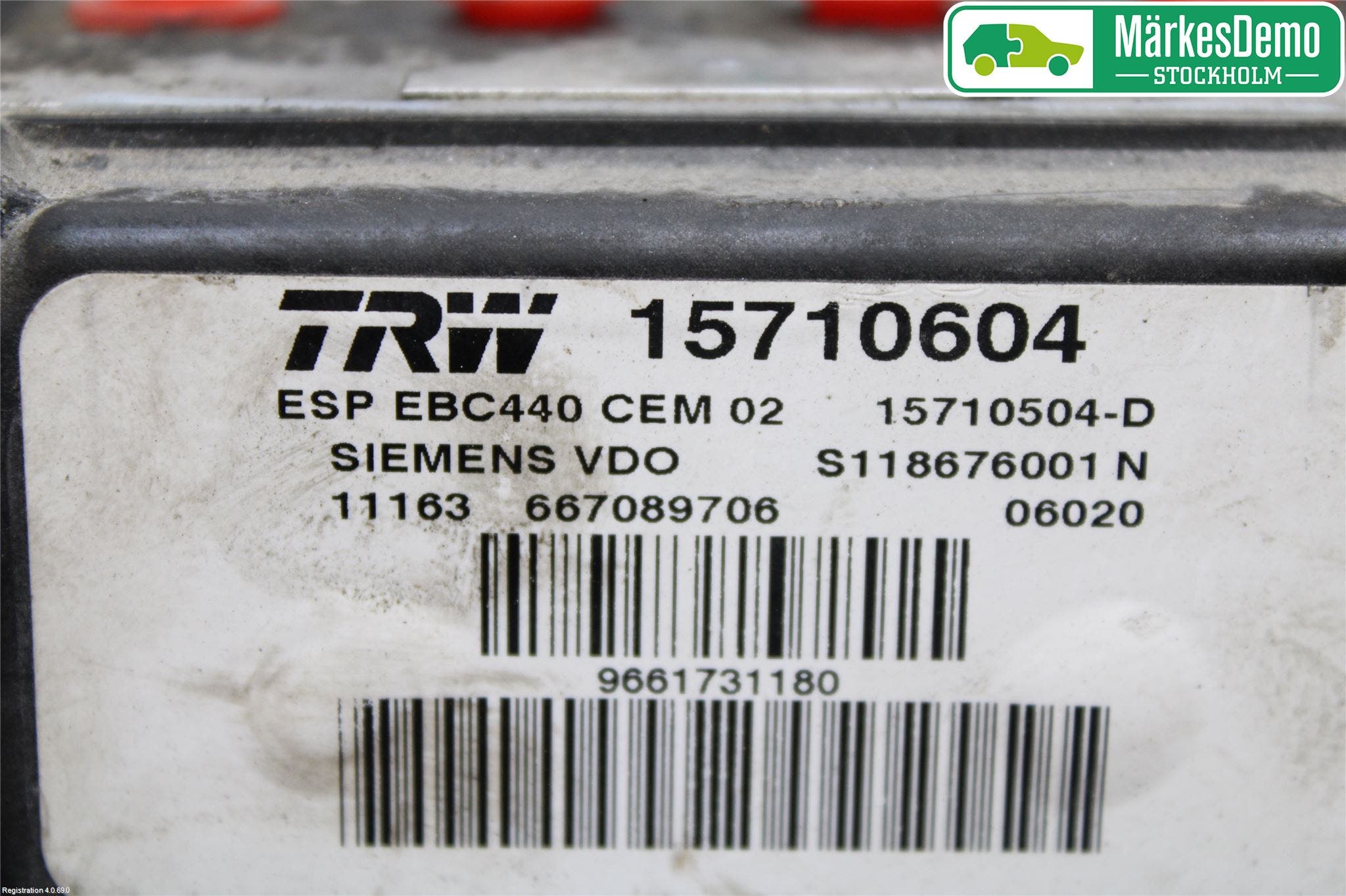 Peugeot 407 Abs Hydraulaggregat