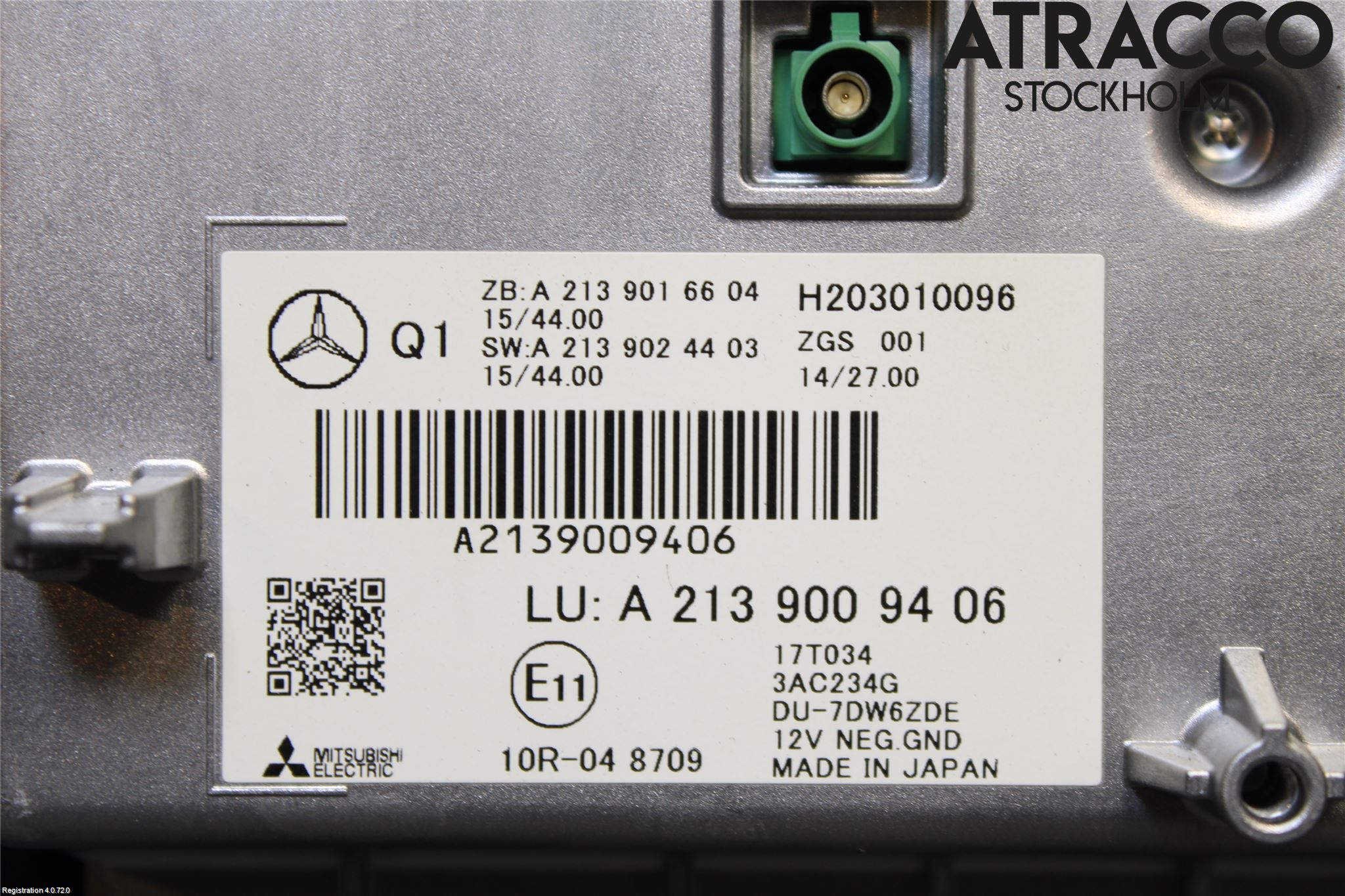 Mercedes-Benz MB E-KLASS (W213) 16-23 Cd Radio - Multimediapanel