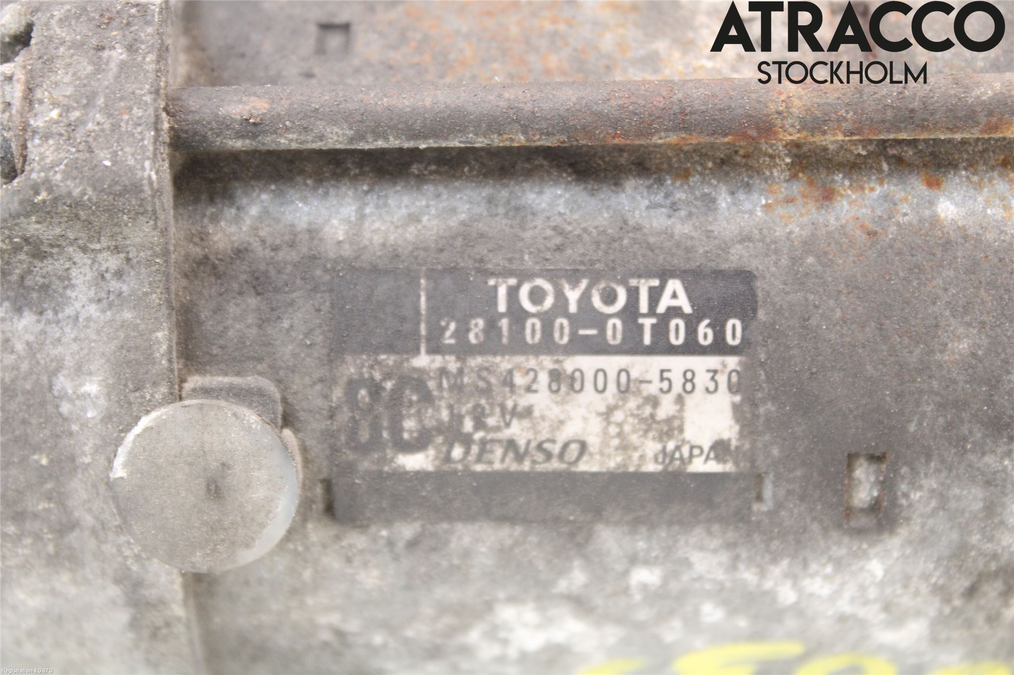 Toyota AVENSIS 09-15 Startmotor