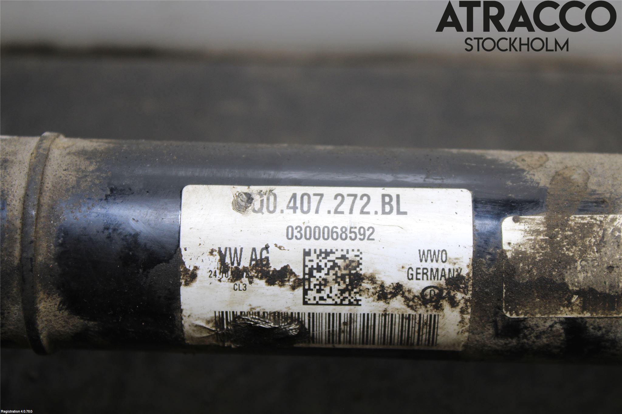 Volkswagen VW GOLF / E-GOLF VII 13-20 Drivaxel Fram Höger