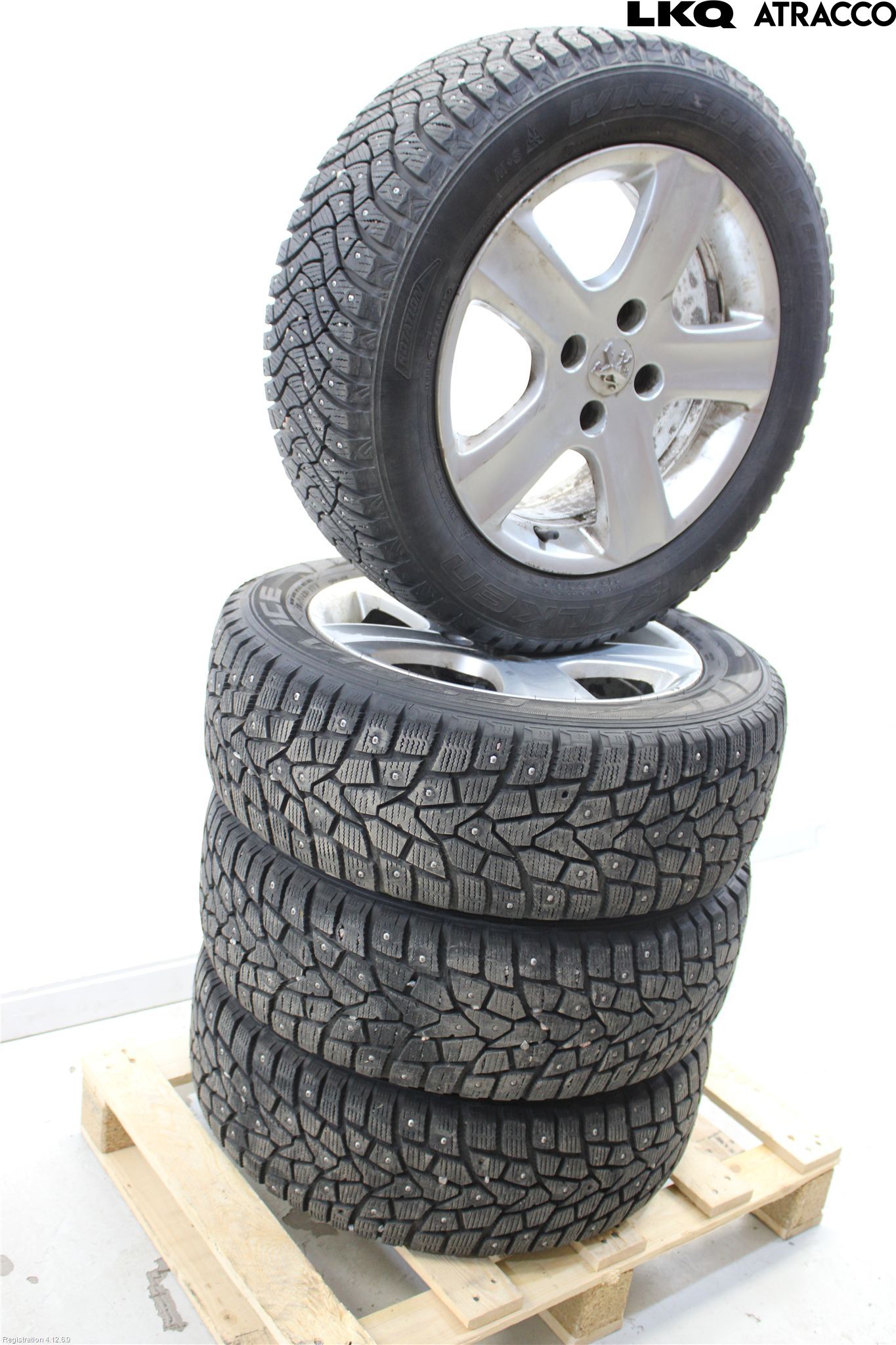 Peugeot 5008 10-16 Vinterdäck Alumfälg 4St