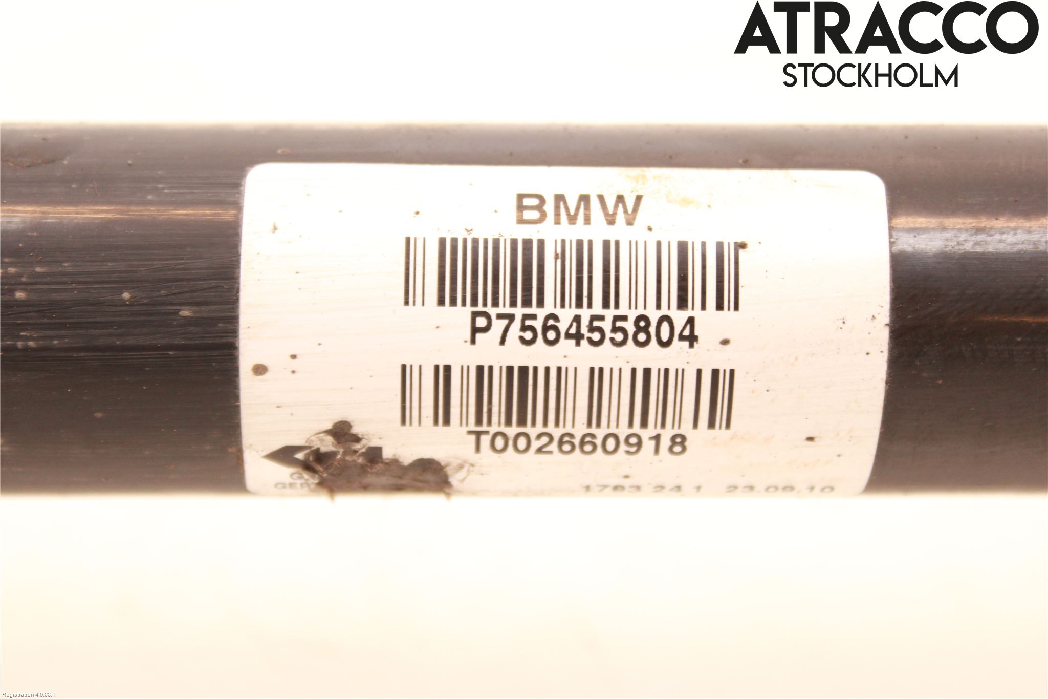 BMW X6 E71/E72   08-14 Drivaxel Bak Vänster