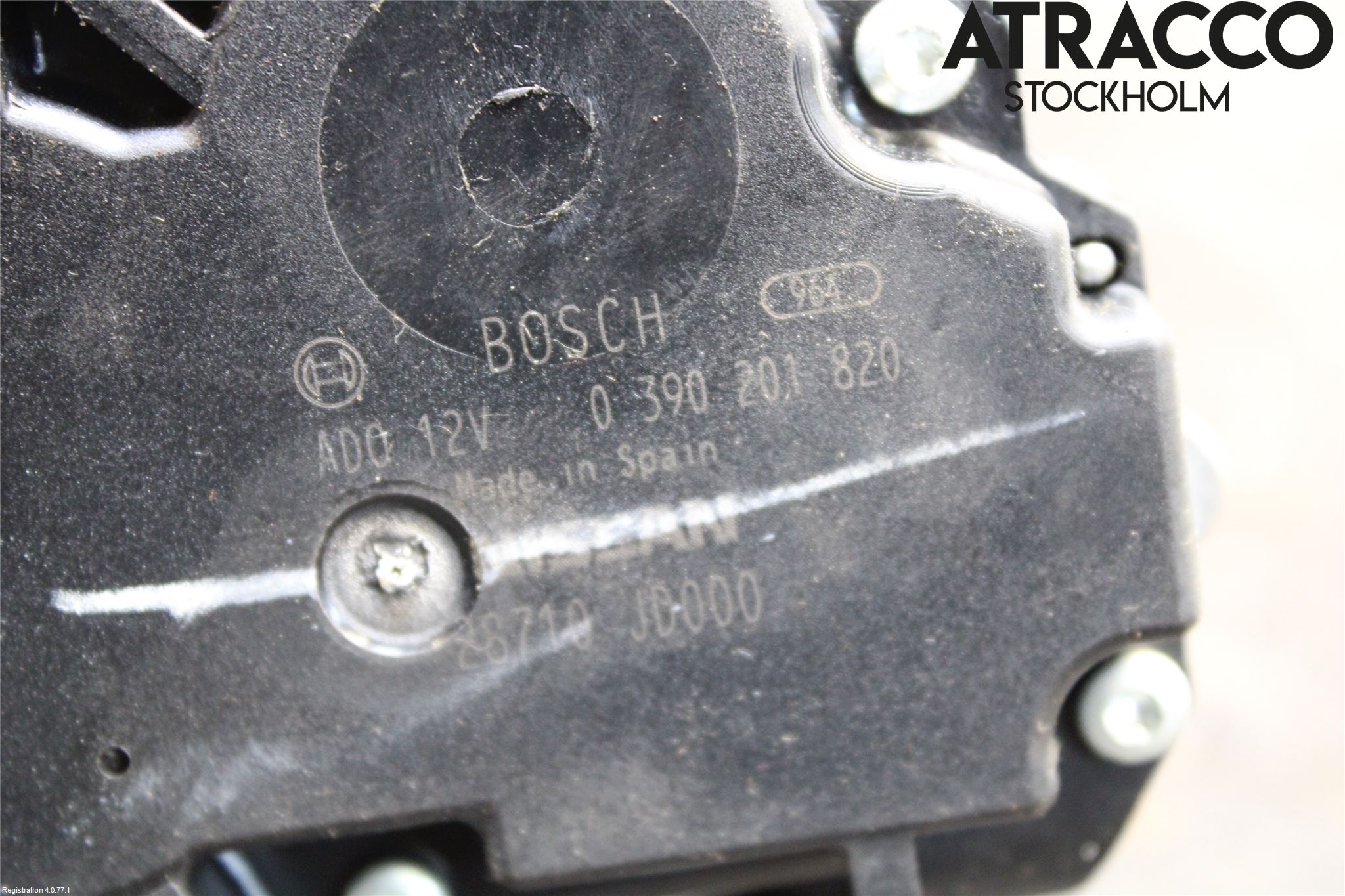 Nissan QASHQAI   07-10 Torkarmotor Baklucka