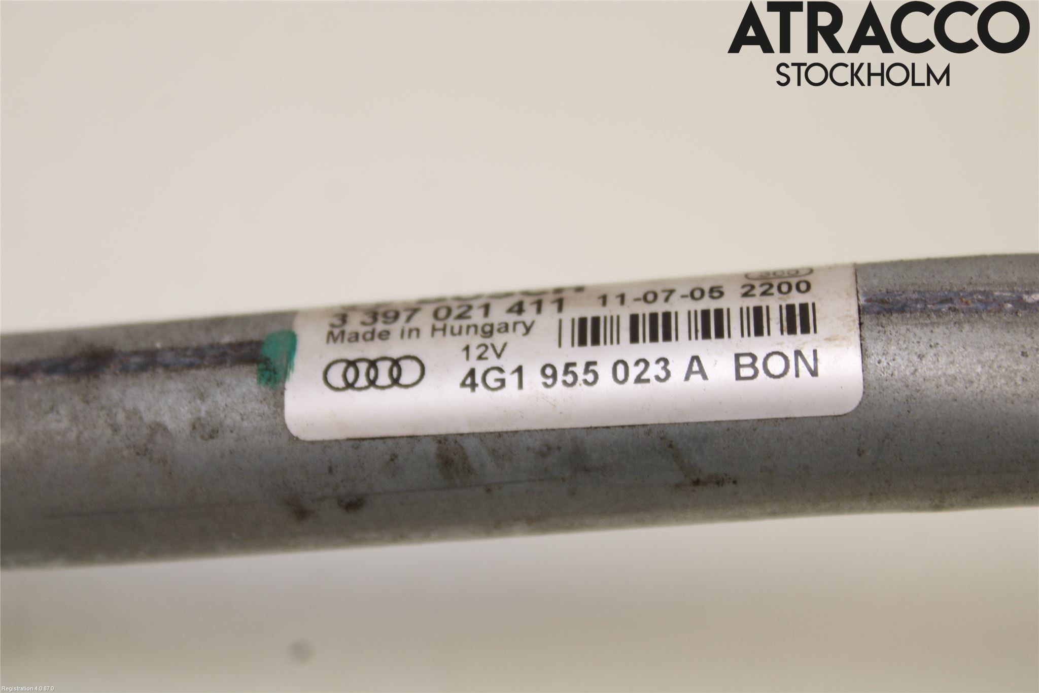 Audi A6/S6 4G 11-18 Torkarmekanism Vindruta
