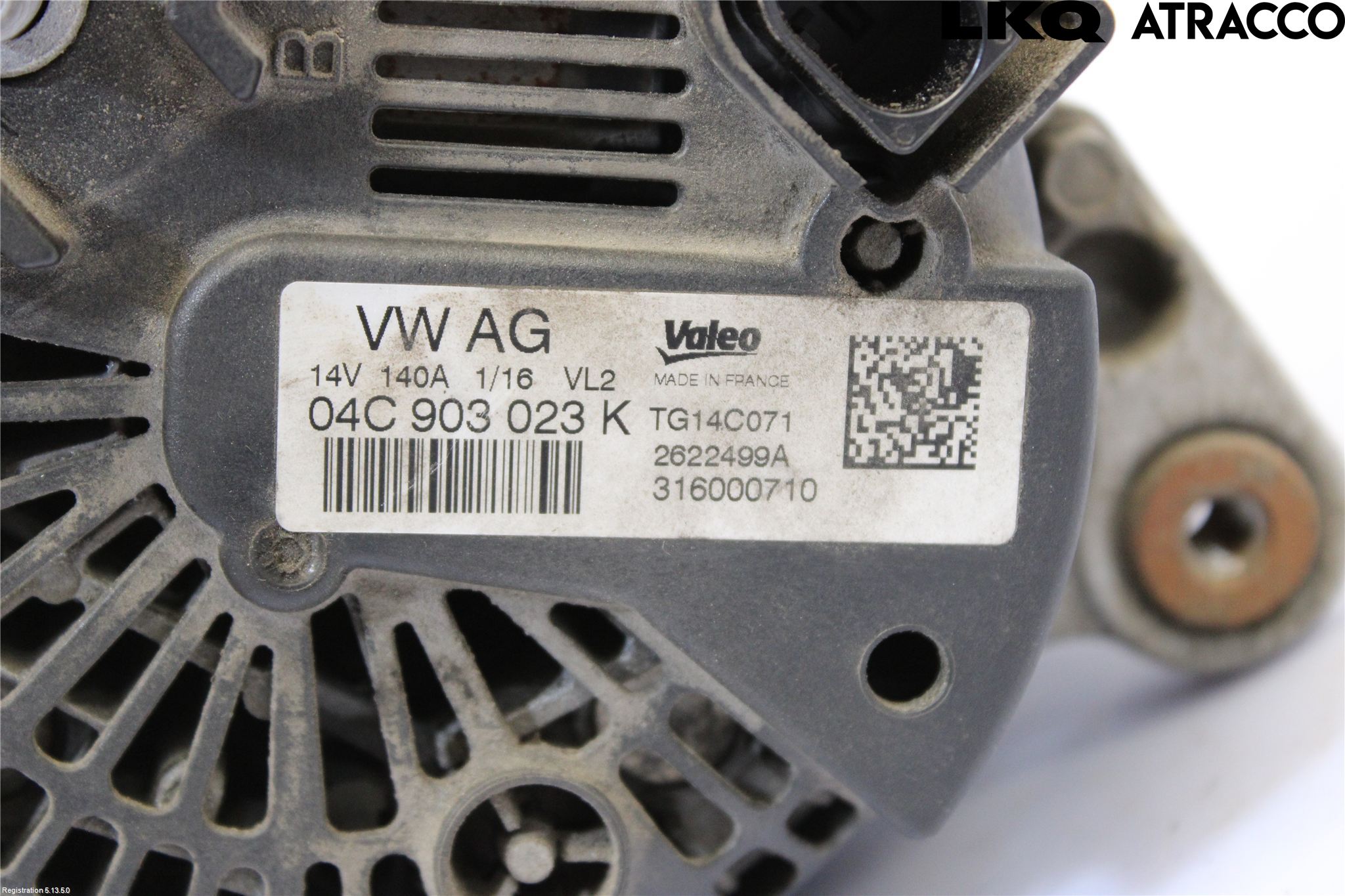 Volkswagen VW GOLF / E-GOLF VII 13-20 Generator