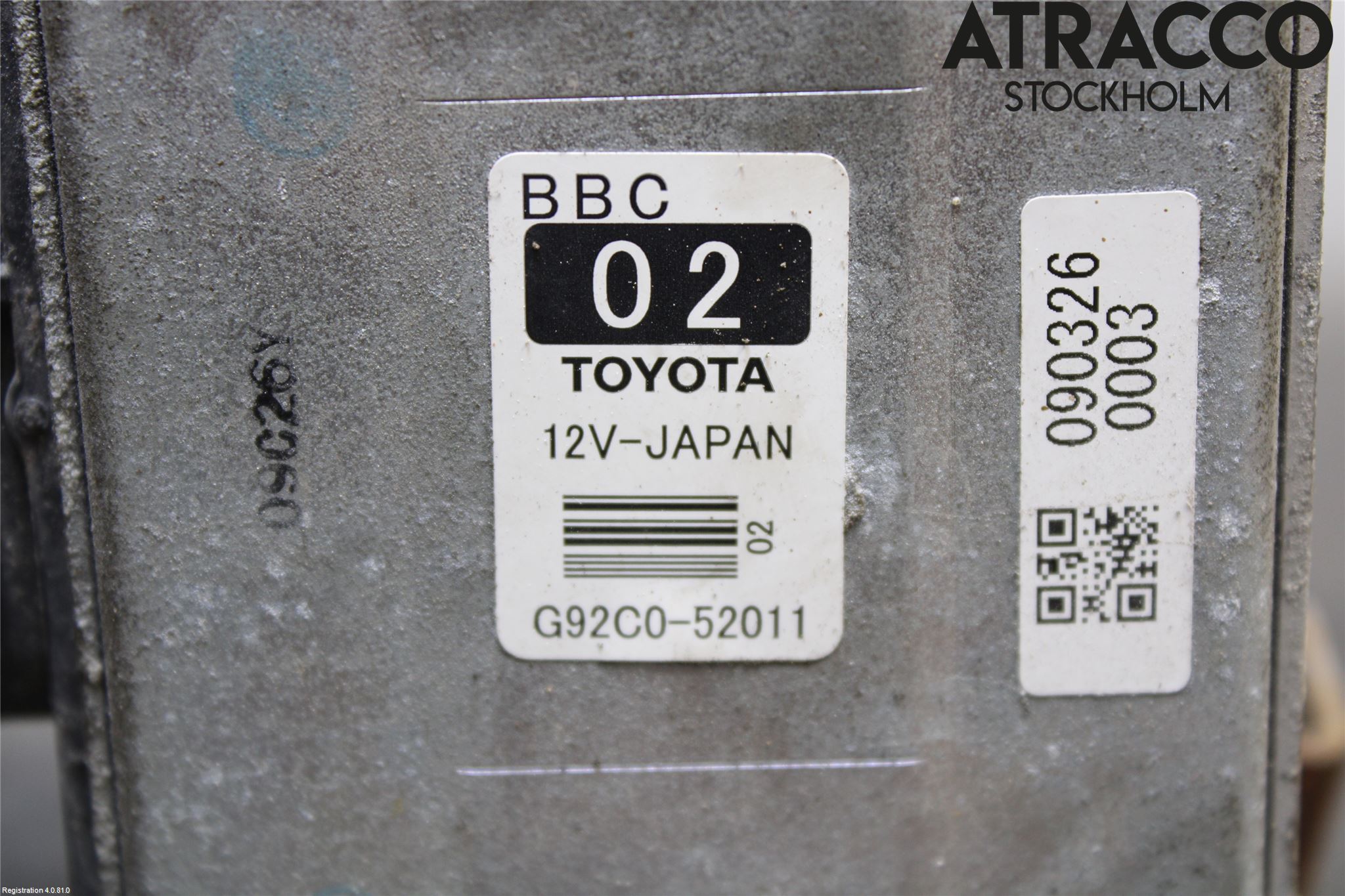 Toyota URBAN CRUISER Styrenhet Övrigt