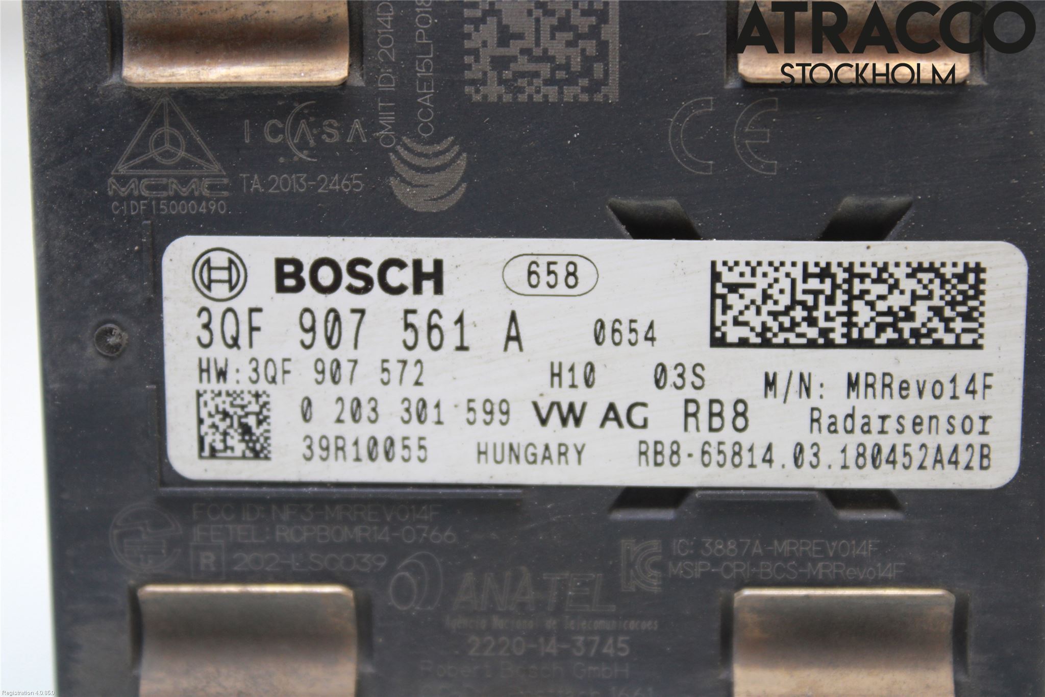 Skoda OCTAVIA (5E) 13-20 Sensor Adaptiv Farthållare