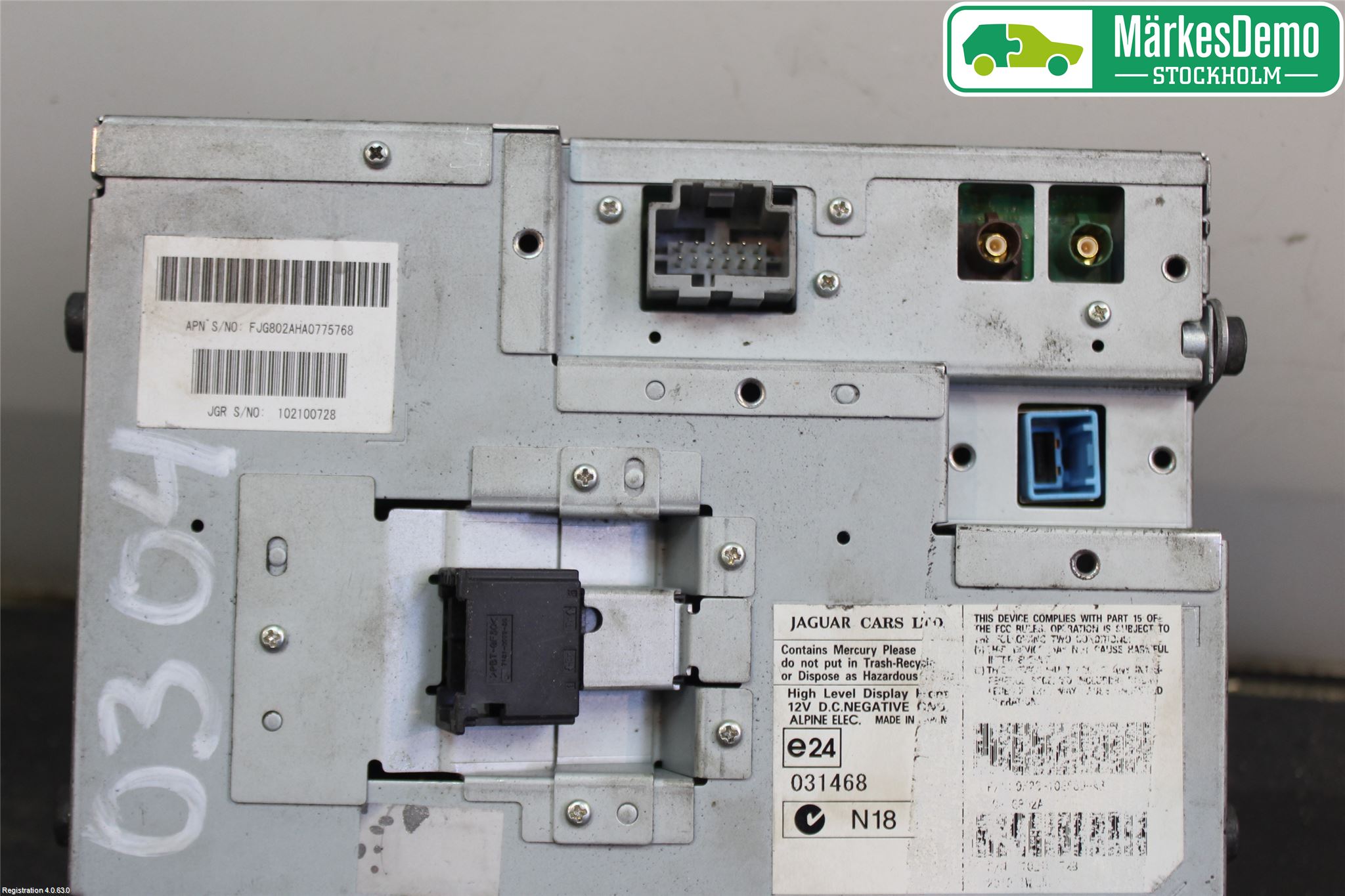 Jaguar XF 08-15 Cd Radio - Multimediapanel