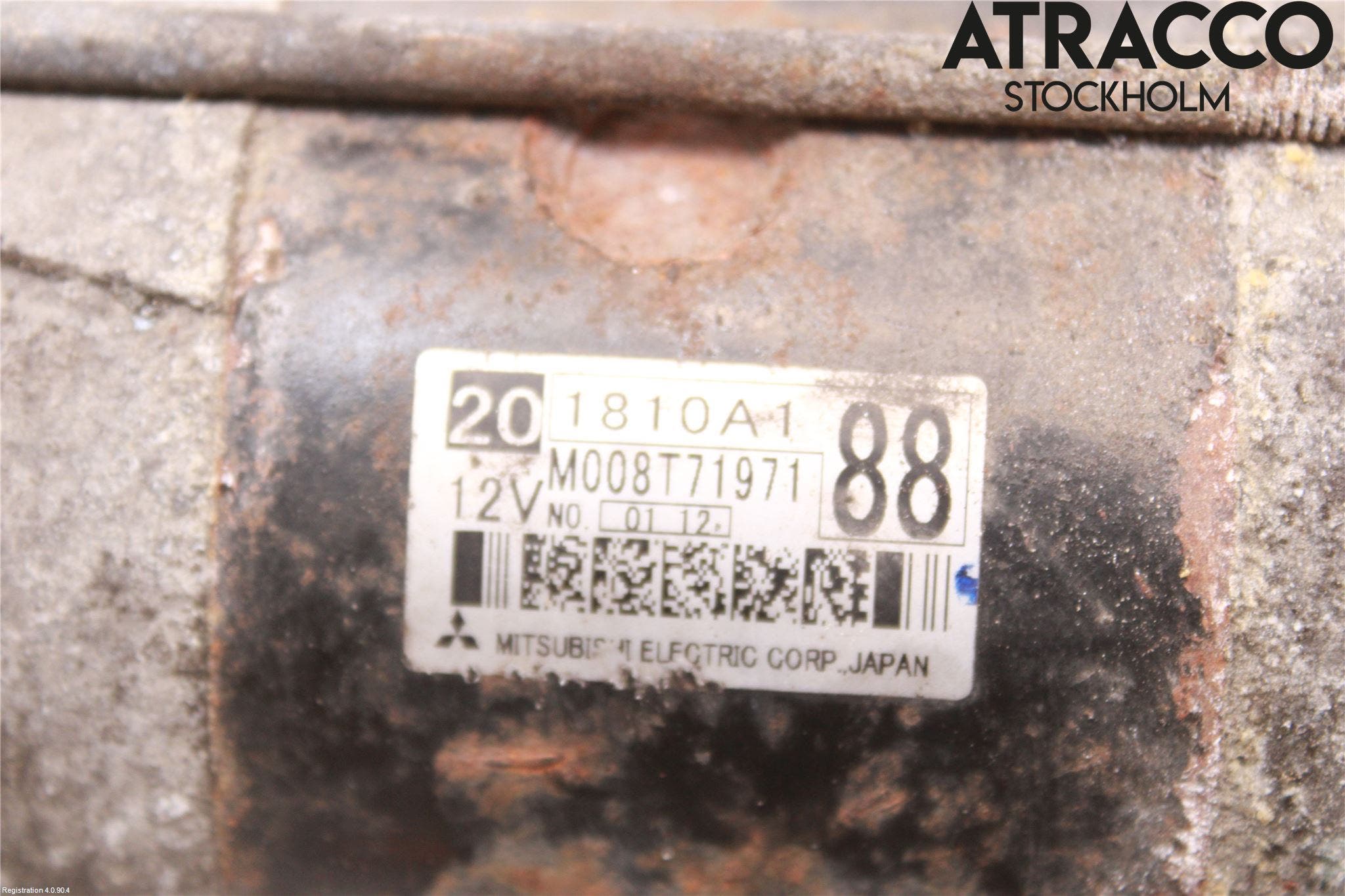 Mitsubishi ASX 10-22 Startmotor Diesel