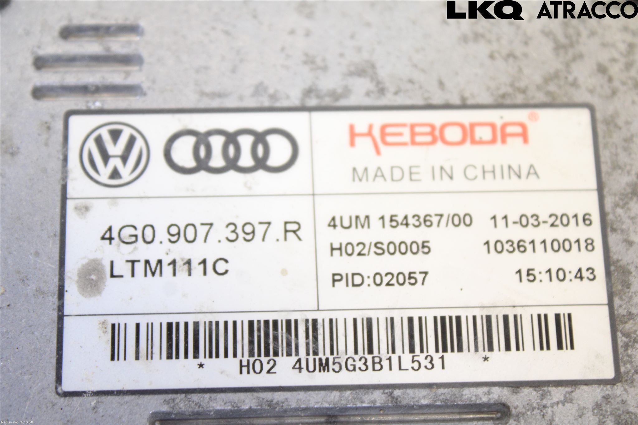 Audi A3/S3 8V 13-20 Styrenhet Strålkastare