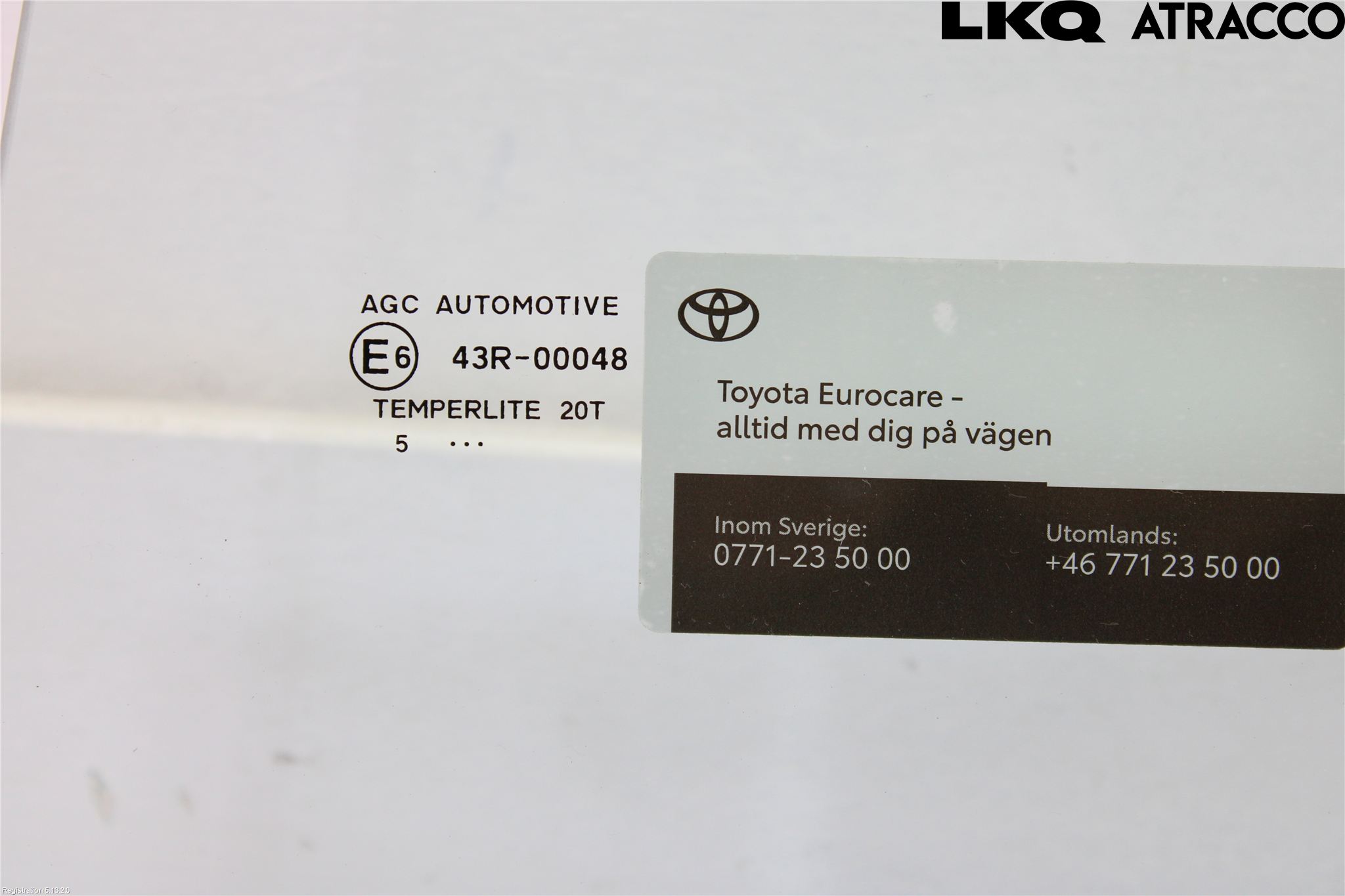 Toyota YARIS XP21 20- Dörruta Bak Vänster